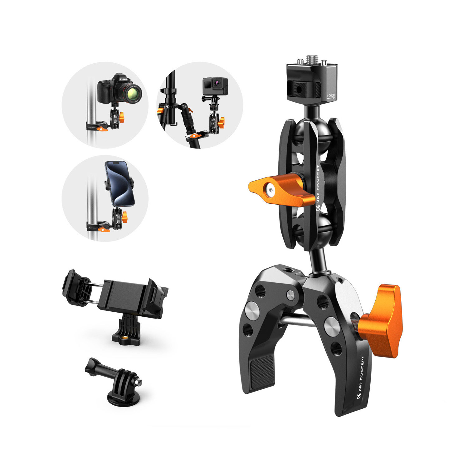 SÚPER ABRAZADERA + BRAZO MAGIC ARM KYF CONCEPT - KF31.083 - 1