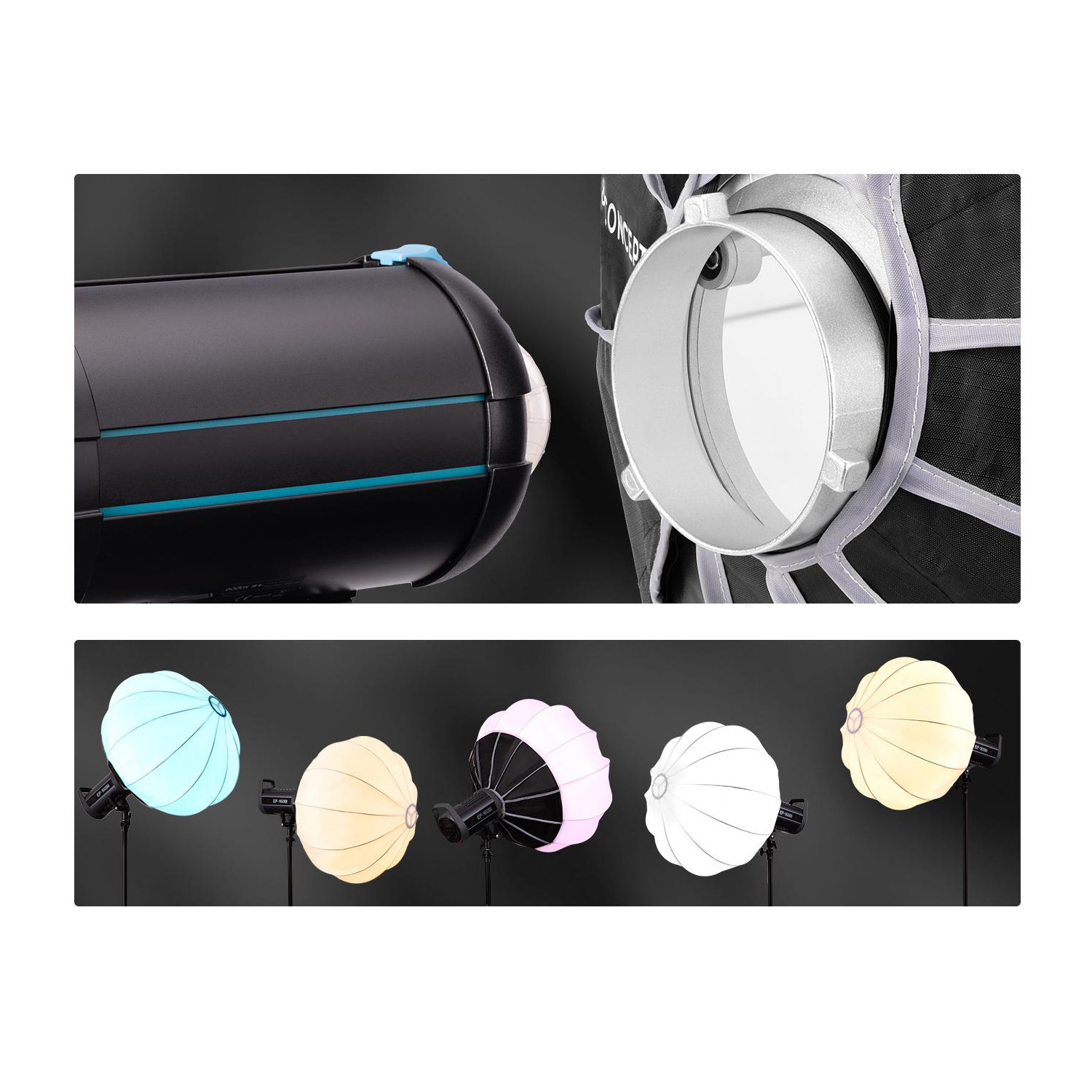 SOFTBOX ESFERA DE 65 CM BOWENS - KYF CONCEPT - 5