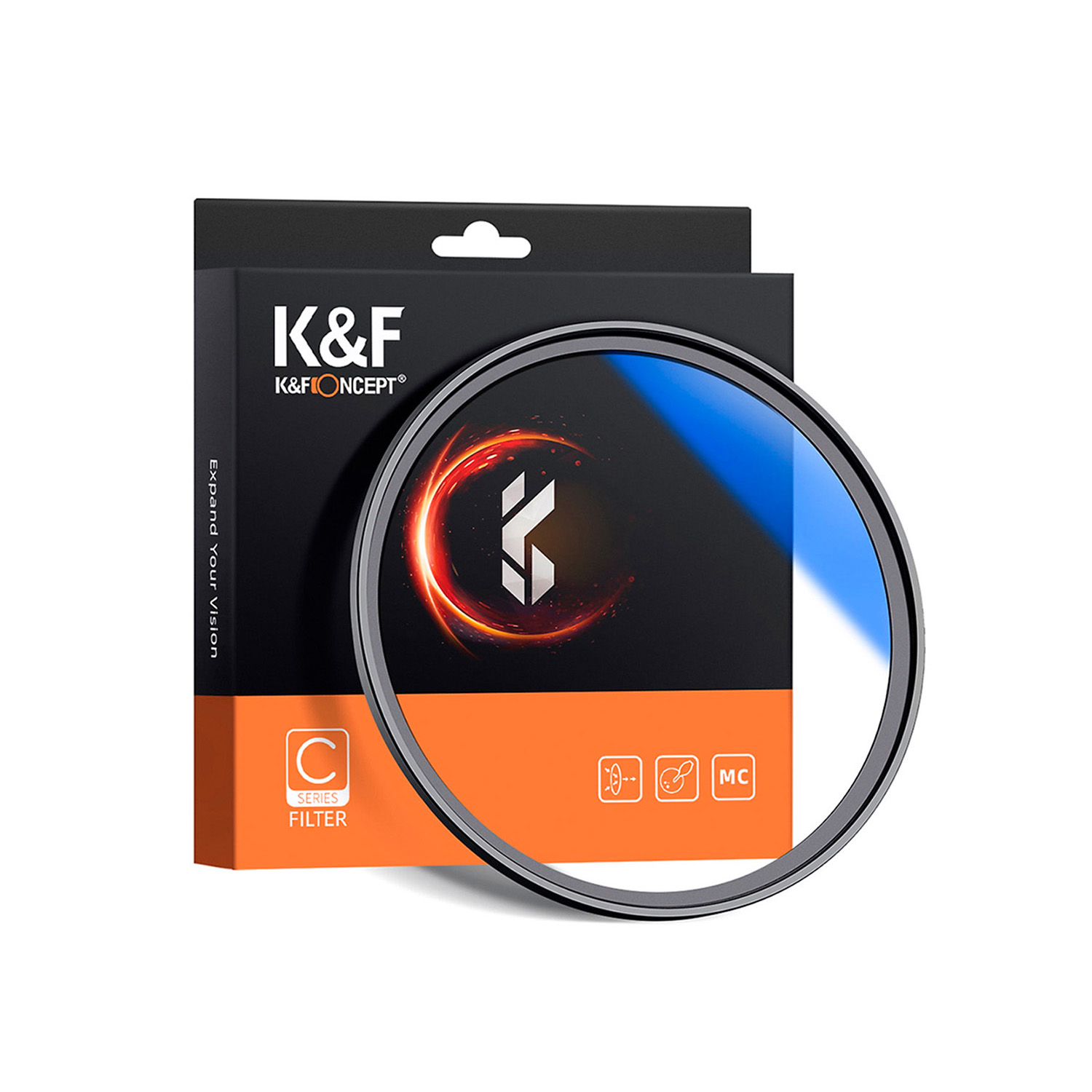 FILTRO 40.5MM ULTRAVIOLETA MCUV BLUE COAT SLIM KYF CONCEPT - 1