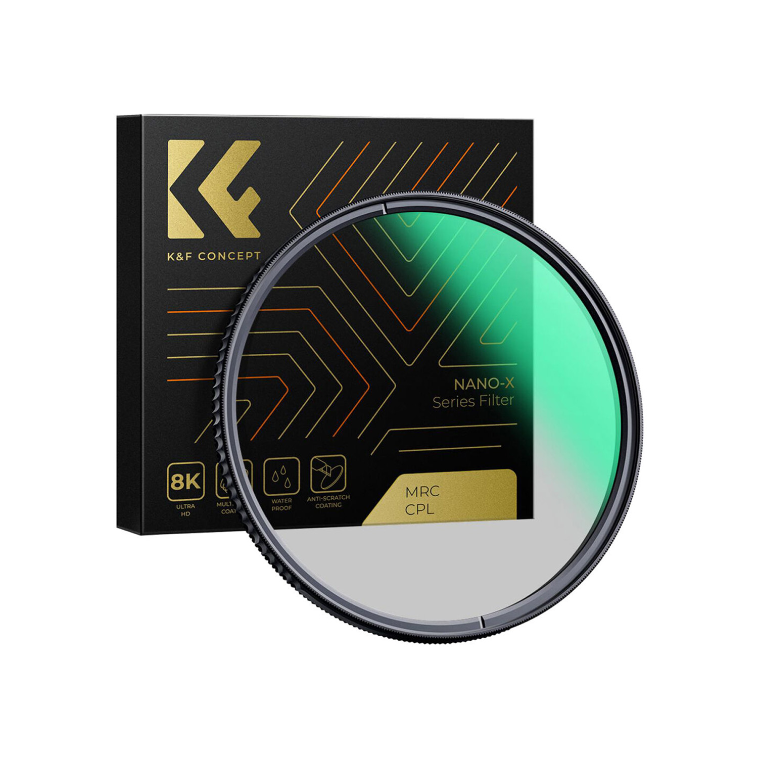FILTRO 77MM POLARIZADO NANO X CPL  KYF CONCEPT - 1