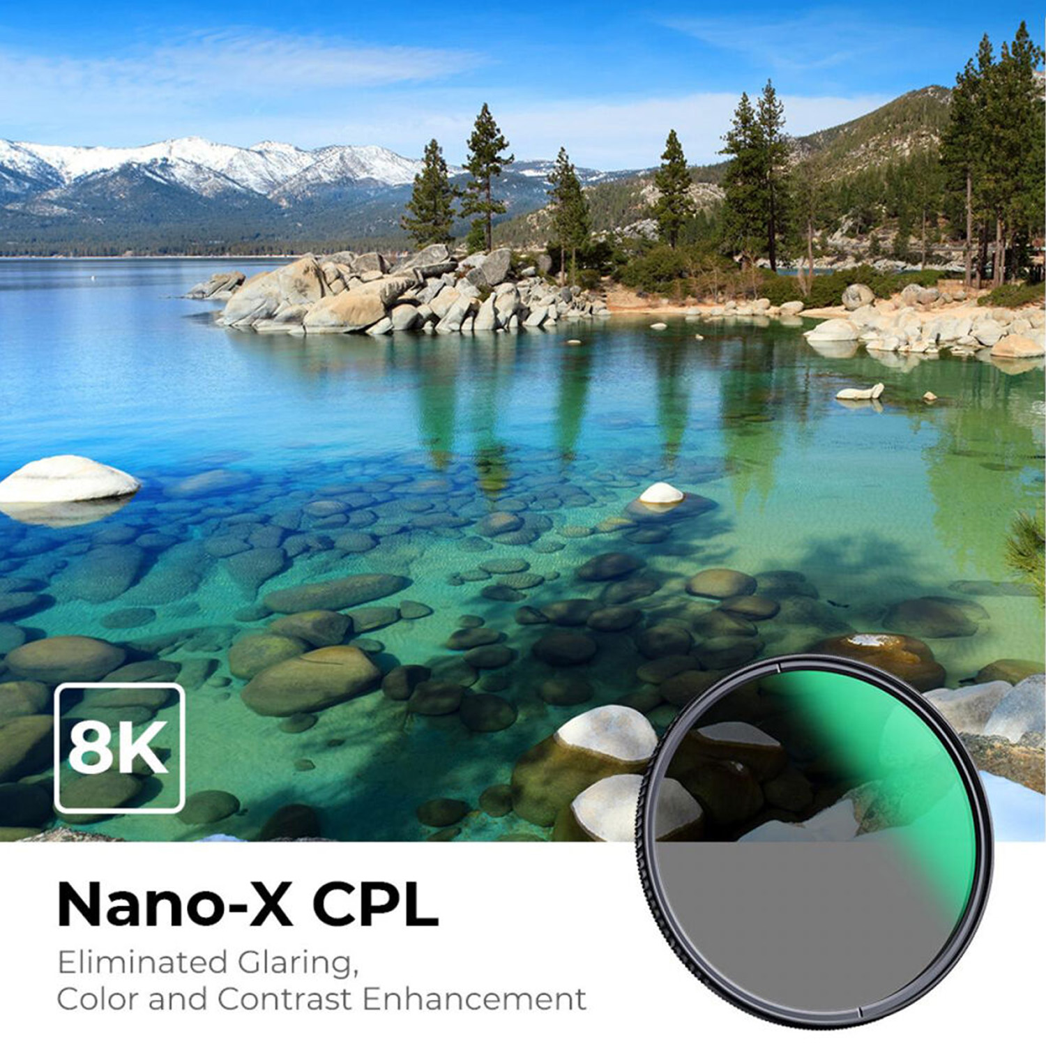 FILTRO 77MM POLARIZADO NANO X CPL  KYF CONCEPT - 2