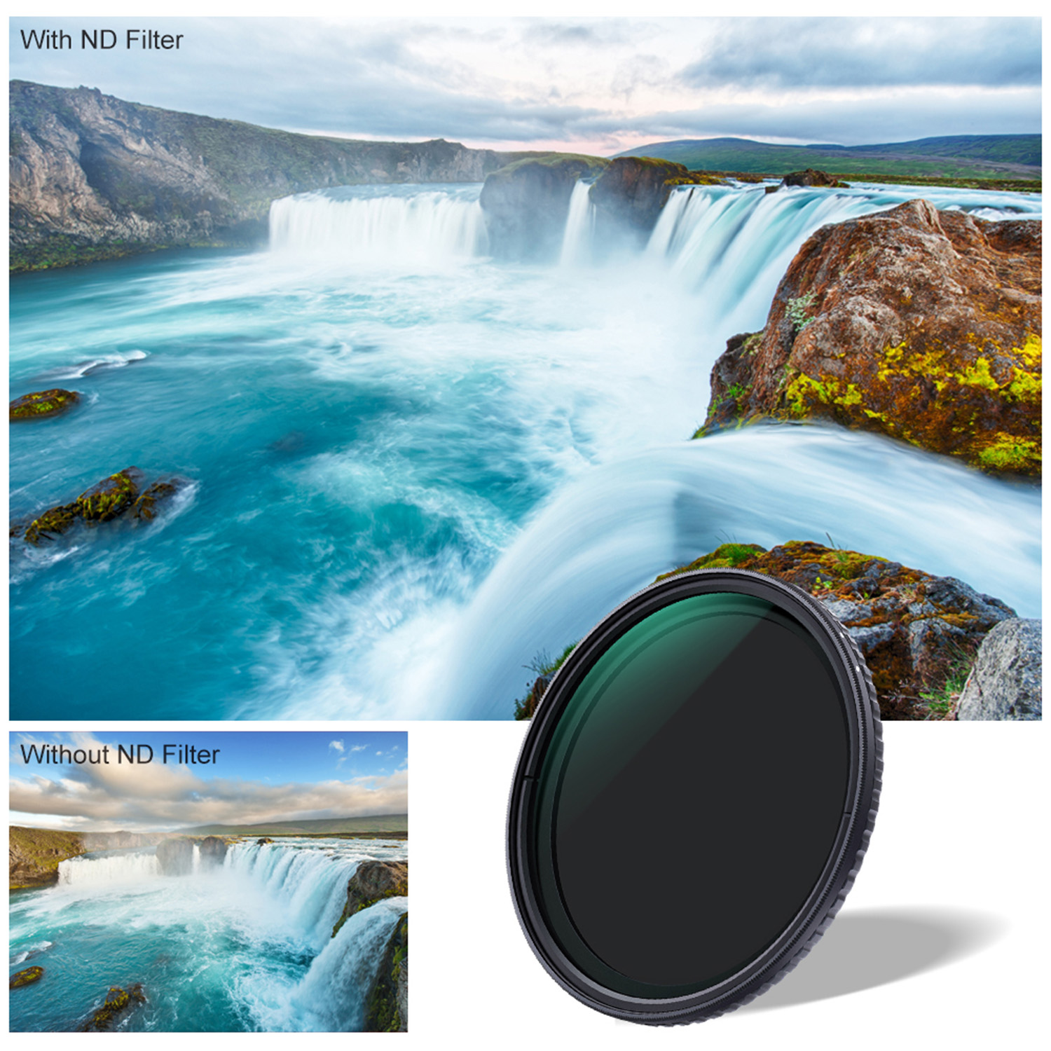 FILTRO 77MM DENSIDAD NEUTRA NANO X ND2-32  KYF CONCEPT - 6