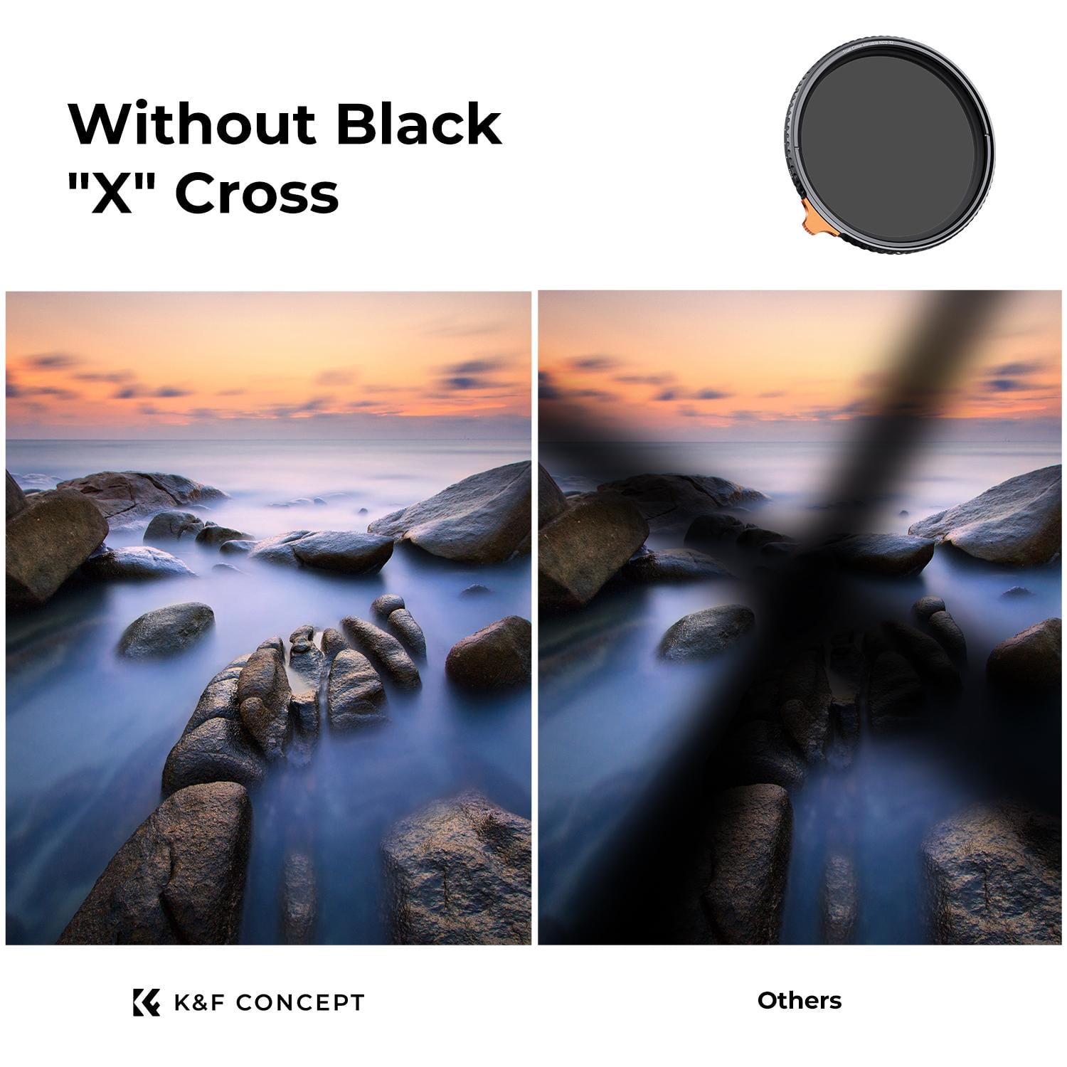 FILTRO DENSIDAD NEUTRA ND2-32 NANO X TRUE COLOR KYF CONCEPT 67MM - 4