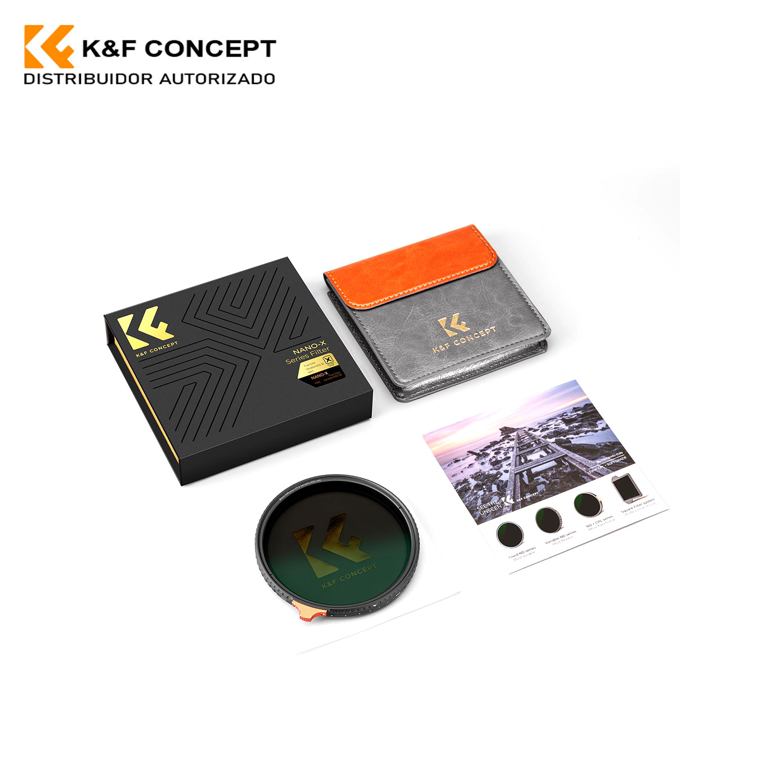 FILTRO DENSIDAD NEUTRA ND2-32 NANO X TRUE COLOR KYF CONCEPT 67MM - 6