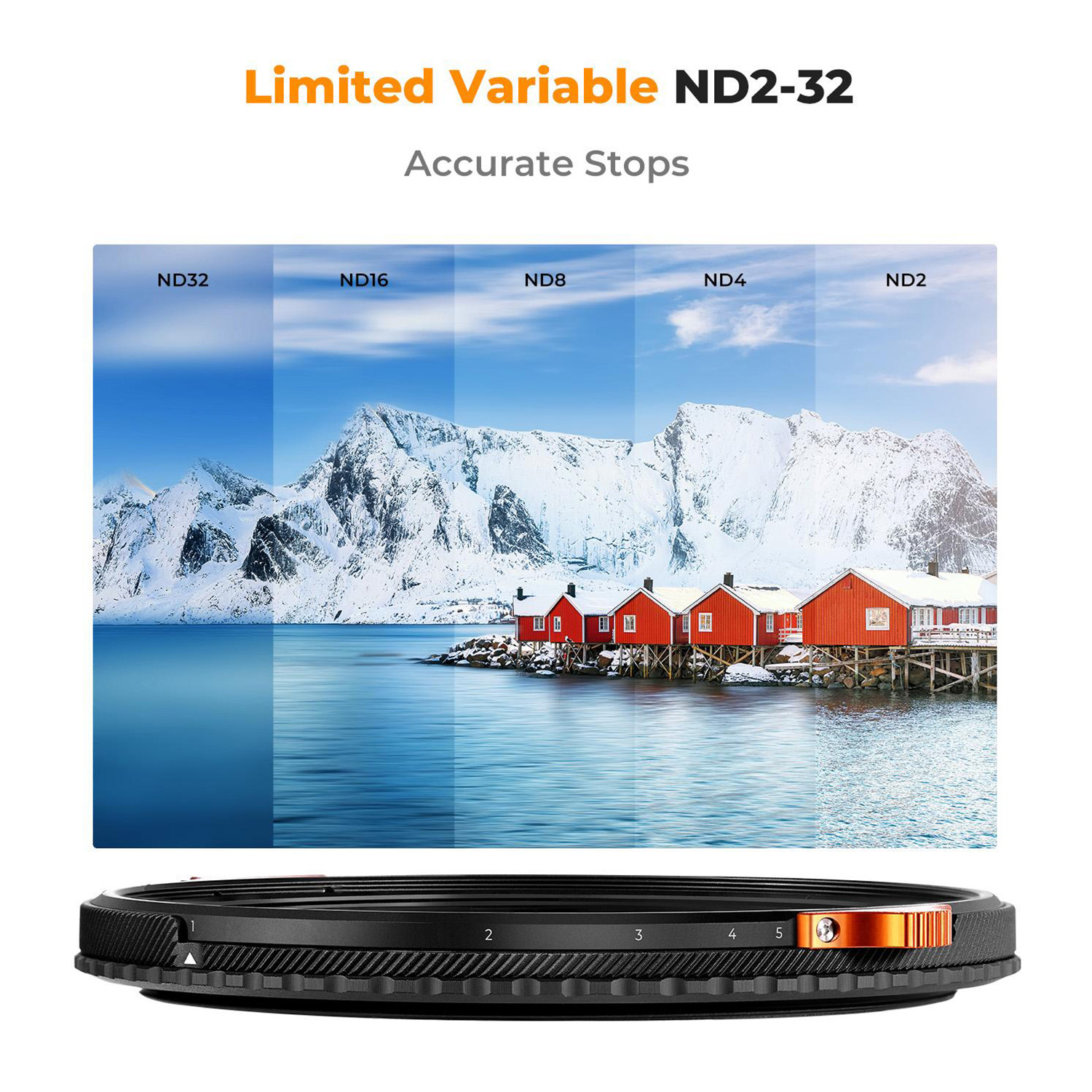 FILTRO 2 EN 1 – CPL+VARIABLE ND2-32 NANO X TRUE COLOR KYF CONCEPT 77MM - 5