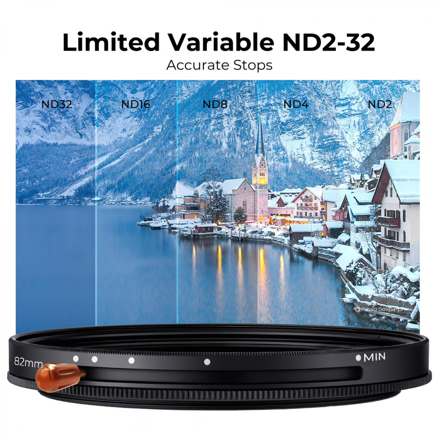 FILTRO 2 EN 1 CPL POLARIZADO+ND2-ND32 VARIABLE NANO X KYF CONCEPT 58MM - 4