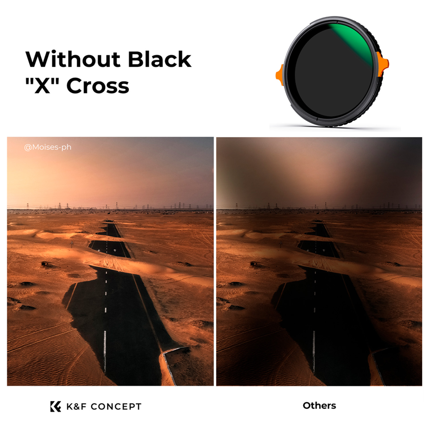 FILTRO 2 EN 1 72MM - CPL POLARIZADO + ND4-ND64 NANO X – KYF CONCEPT - 3
