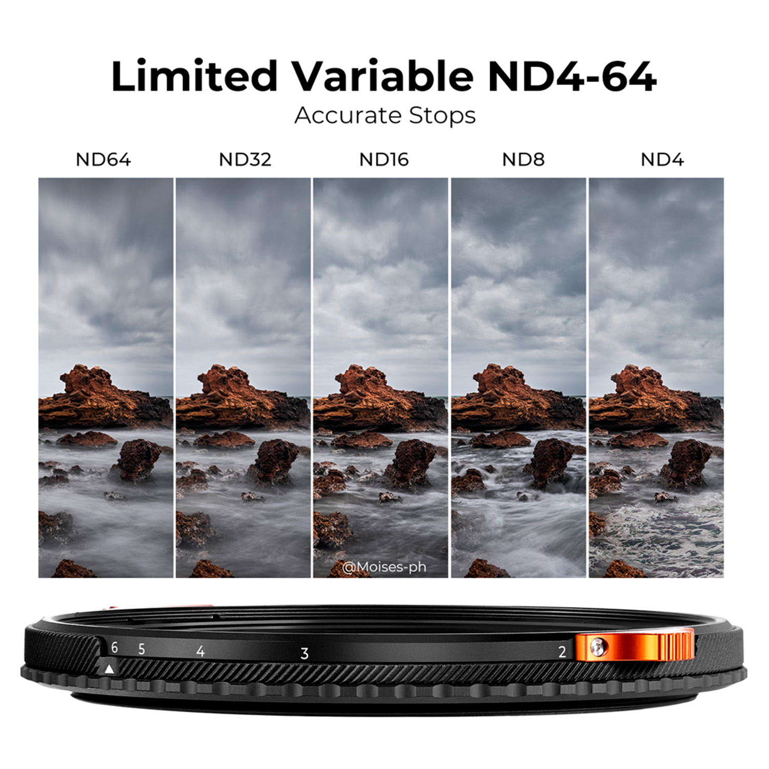 FILTRO 2 EN 1 72MM - CPL POLARIZADO + ND4-ND64 NANO X – KYF CONCEPT - 4