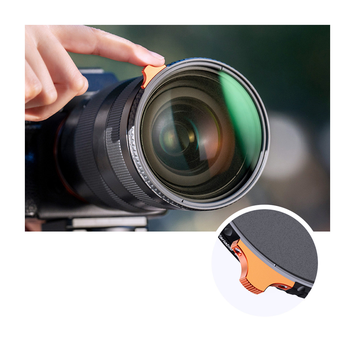 FILTRO 2 EN 1 - 82MM - BLACK MIST 1/4 + ND2-ND32 NANO X – KYF CONCEPT - 4