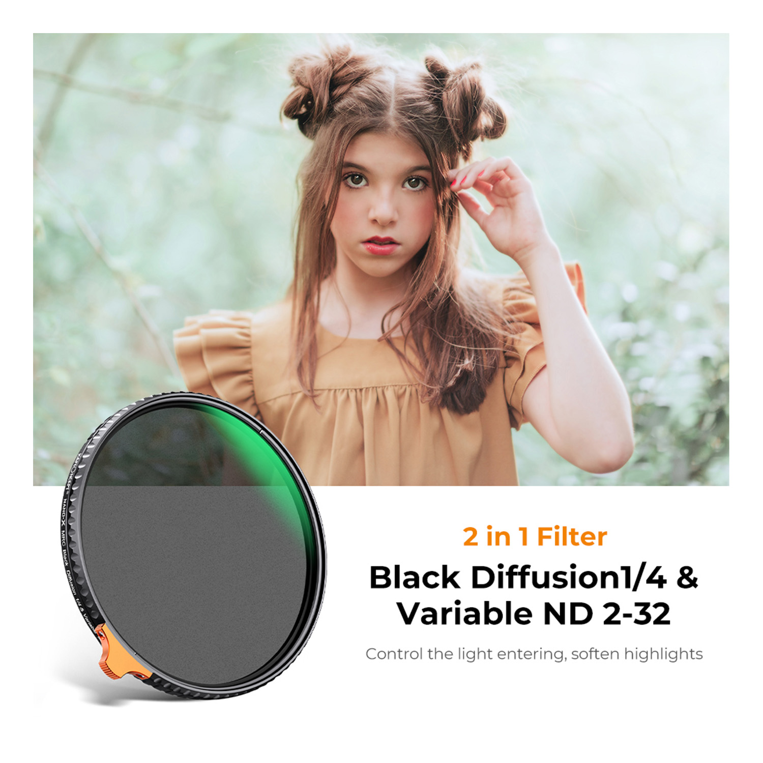 FILTRO 2 EN 1 - 77MM - BLACK MIST 1/4 + ND2-ND32 NANO X – KYF CONCEPT - 3