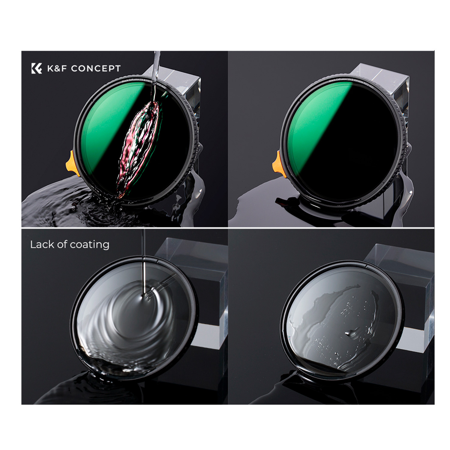 FILTRO DOBLE 67MM BLACK MIST 14 ND2-ND400 NANO X KYF CONCEPT - 4