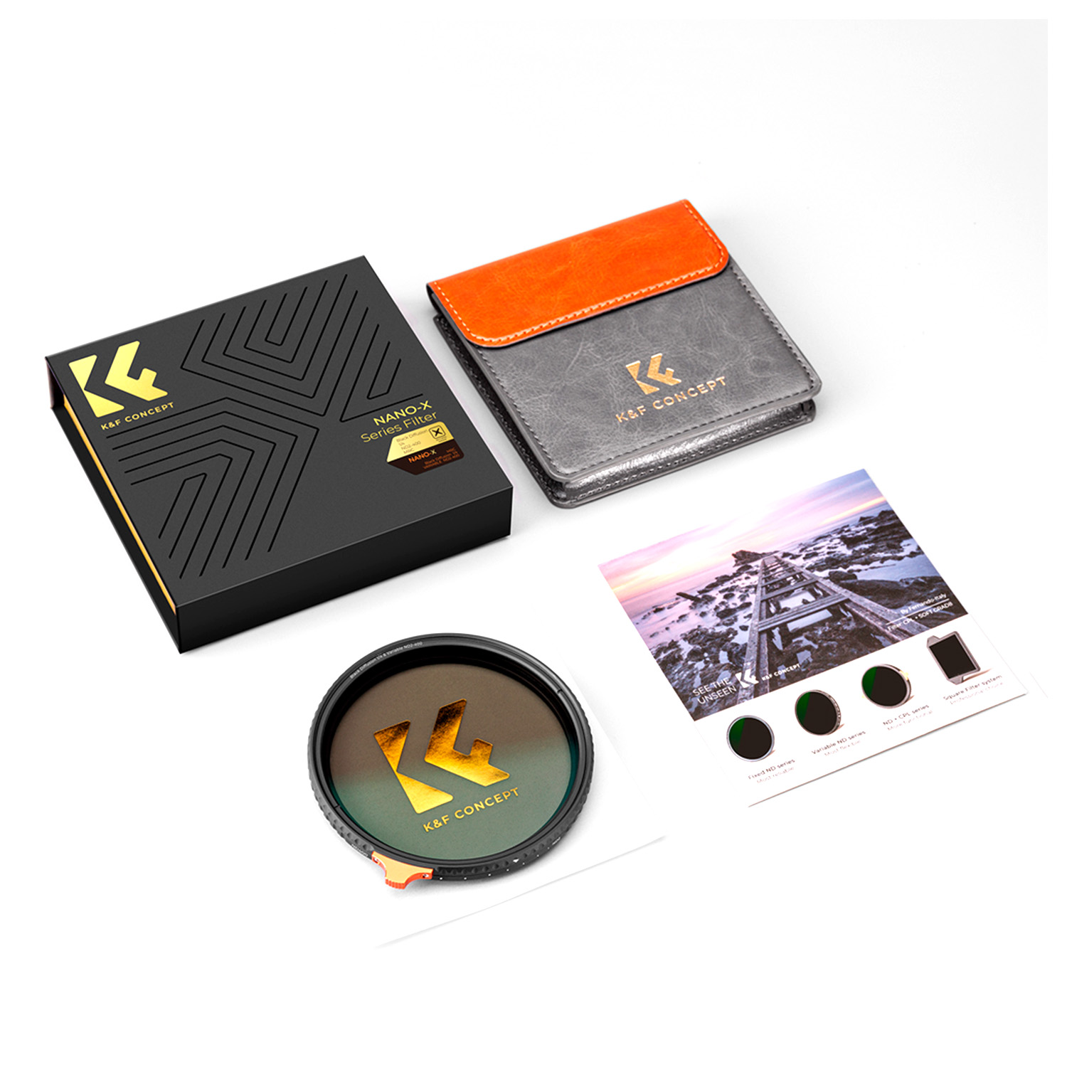 FILTRO DOBLE 67MM BLACK MIST 14 ND2-ND400 NANO X KYF CONCEPT - 6