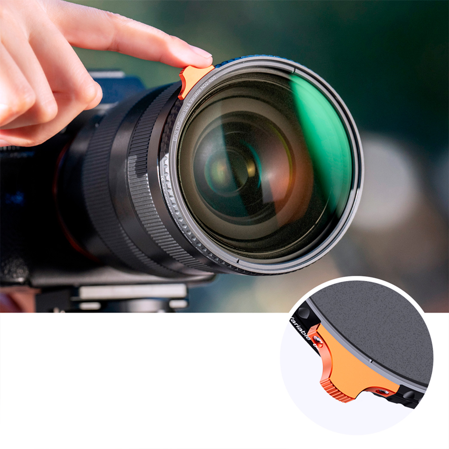 FILTRO DOBLE 82MM BLACK MIST 14 ND2-ND400 NANO X KYF CONCEPT - 3