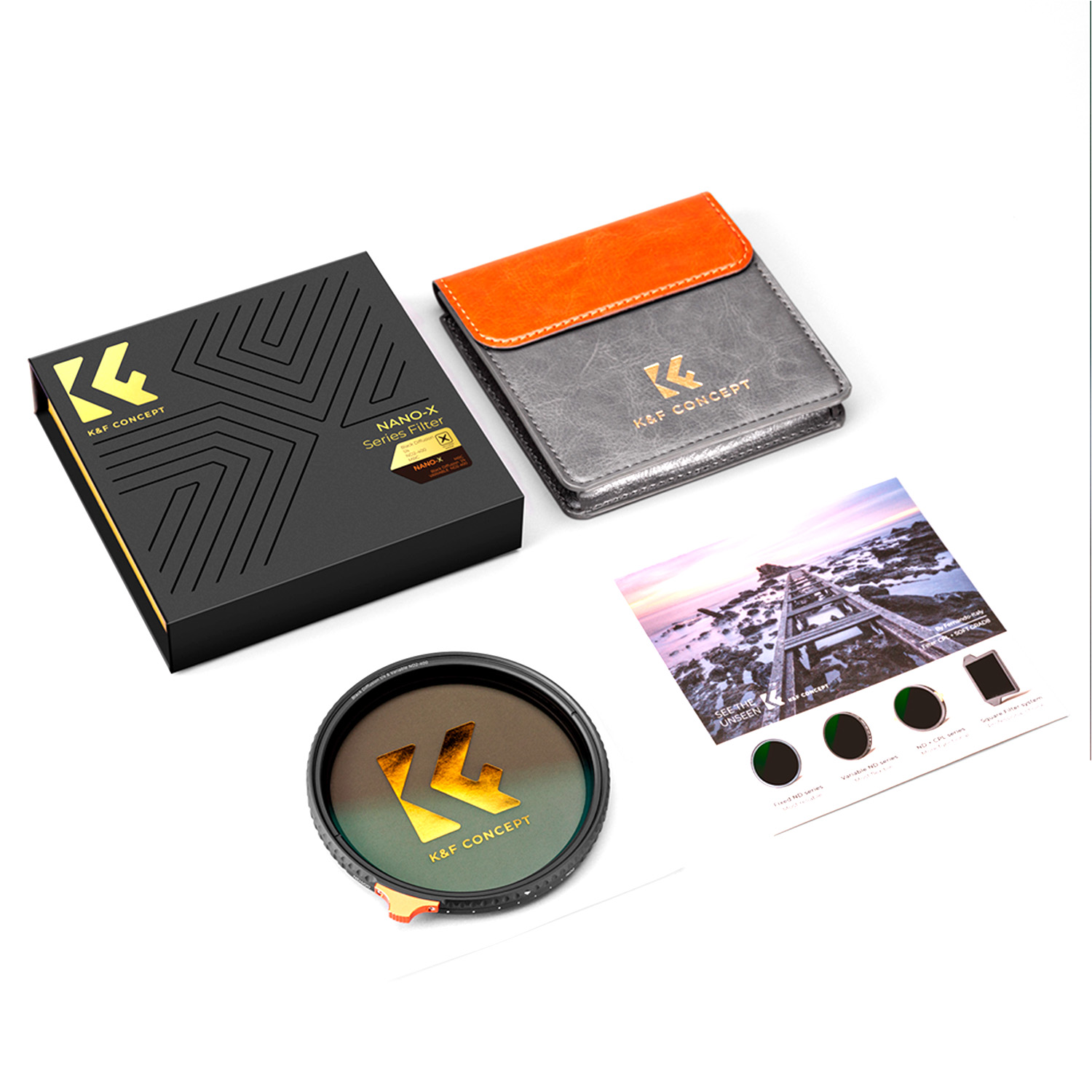 FILTRO DOBLE 82MM BLACK MIST 14 ND2-ND400 NANO X KYF CONCEPT - 4