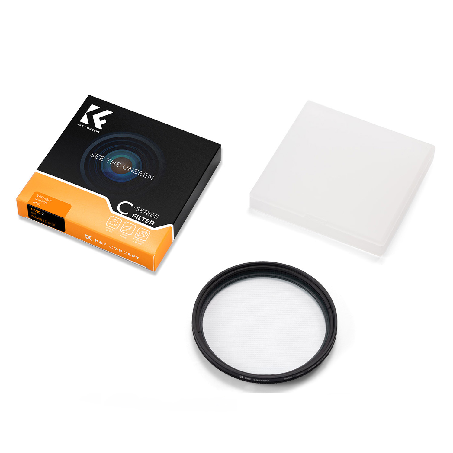 FILTRO DE ESTRELLA VARIABLE DE 4 A 8 PUNTAS KYF CONCEPT - 55MM - 7