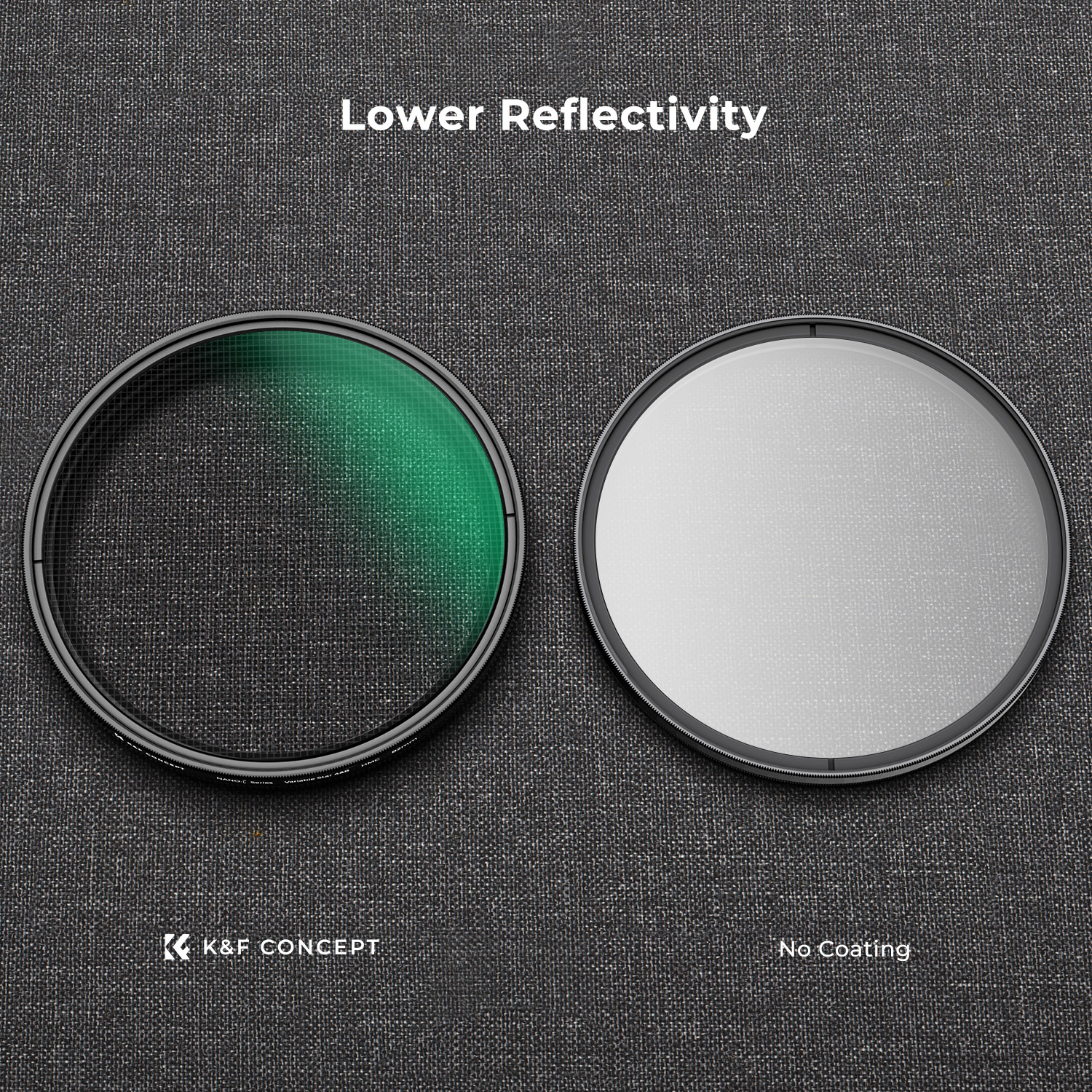 FILTRO DE ESTRELLA VARIABLE DE 4 A 8 PUNTAS KYF CONCEPT - 58MM - 5