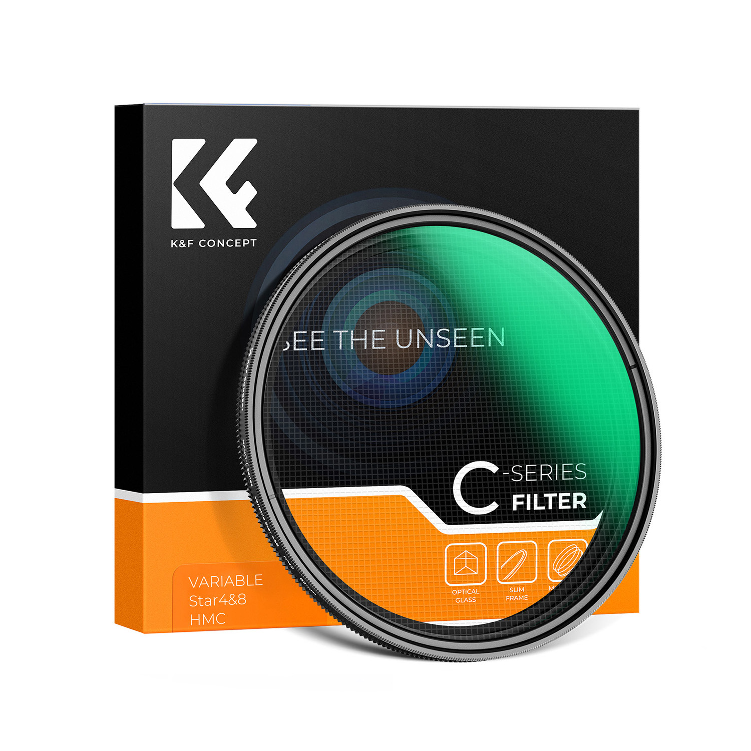 FILTRO DE ESTRELLA VARIABLE DE 4 A 8 PUNTAS KYF CONCEPT - 67MM - 1