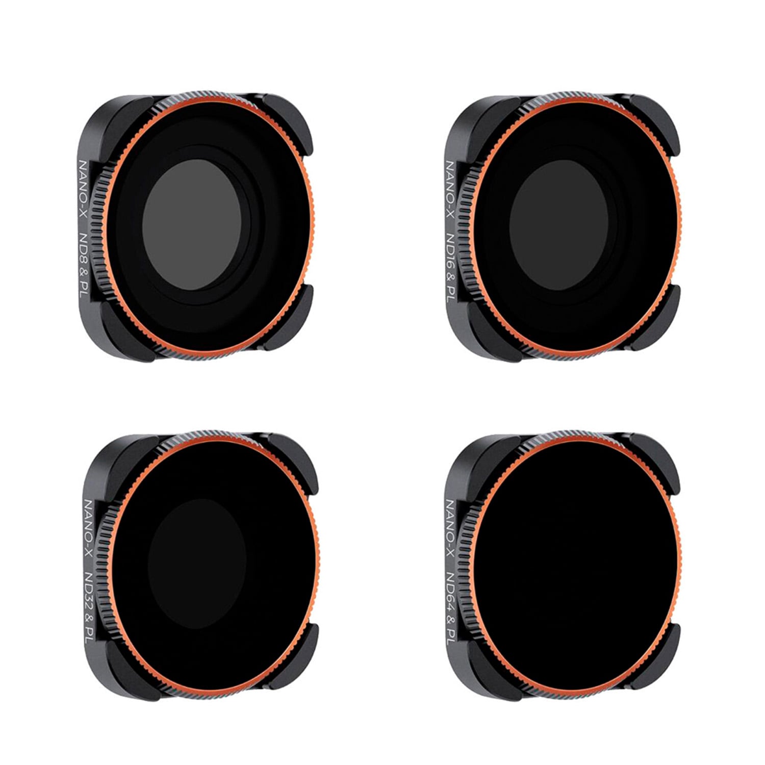 KIT DE FILTROS KYF CONCEPT PARA GOPRO HERO 9/10/11/12 4-IN-1 (ND8/PL, ND16/PL, ND32/PL, ND64/PL) - 1