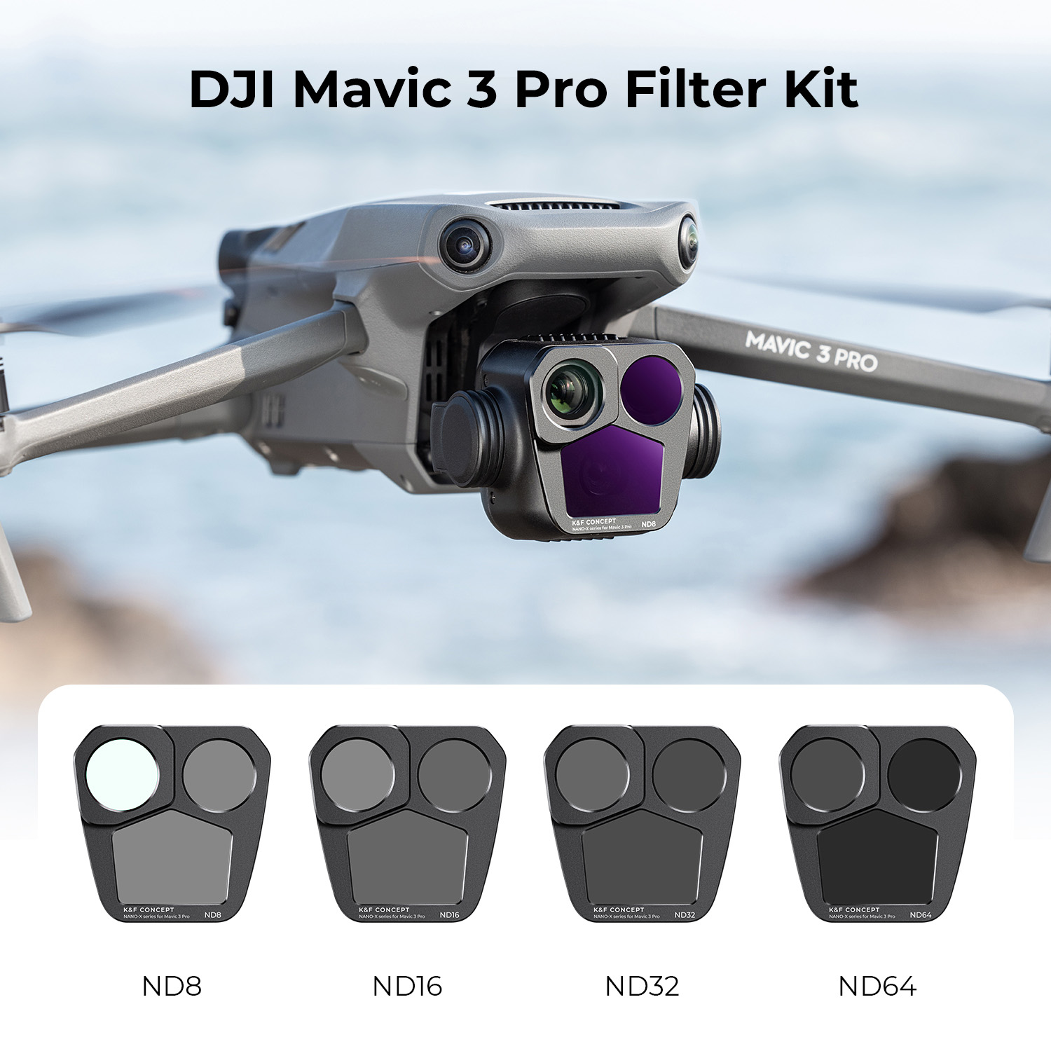KIT DE FILTROS ND PARA DRONE DJI MAVIC 3 PRO KYF CONCEPT SKU.2053 - 2