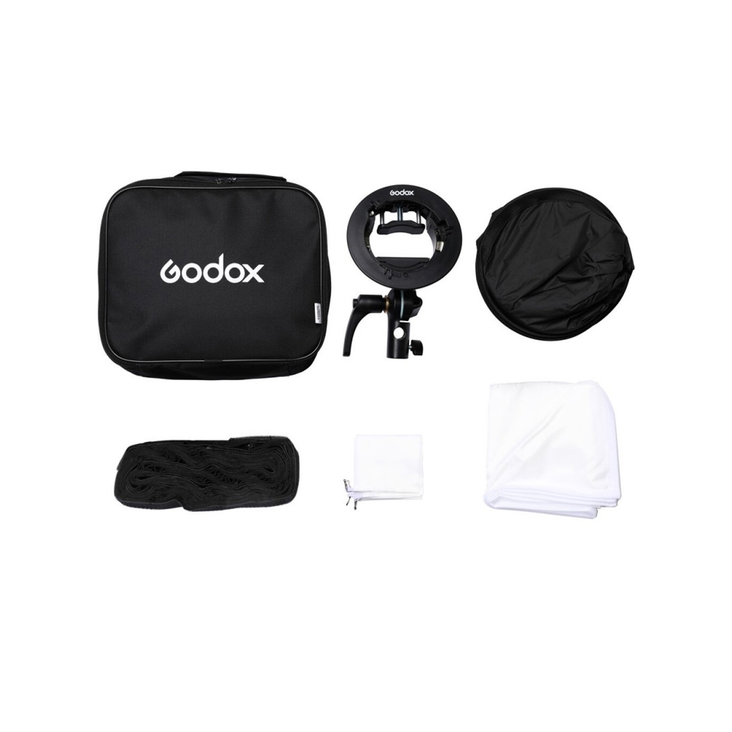 SOFTBOX GODOX 60X60CM INCLUYE ESTUCHE GRILLA BRACKET S2 BOWENS - 7