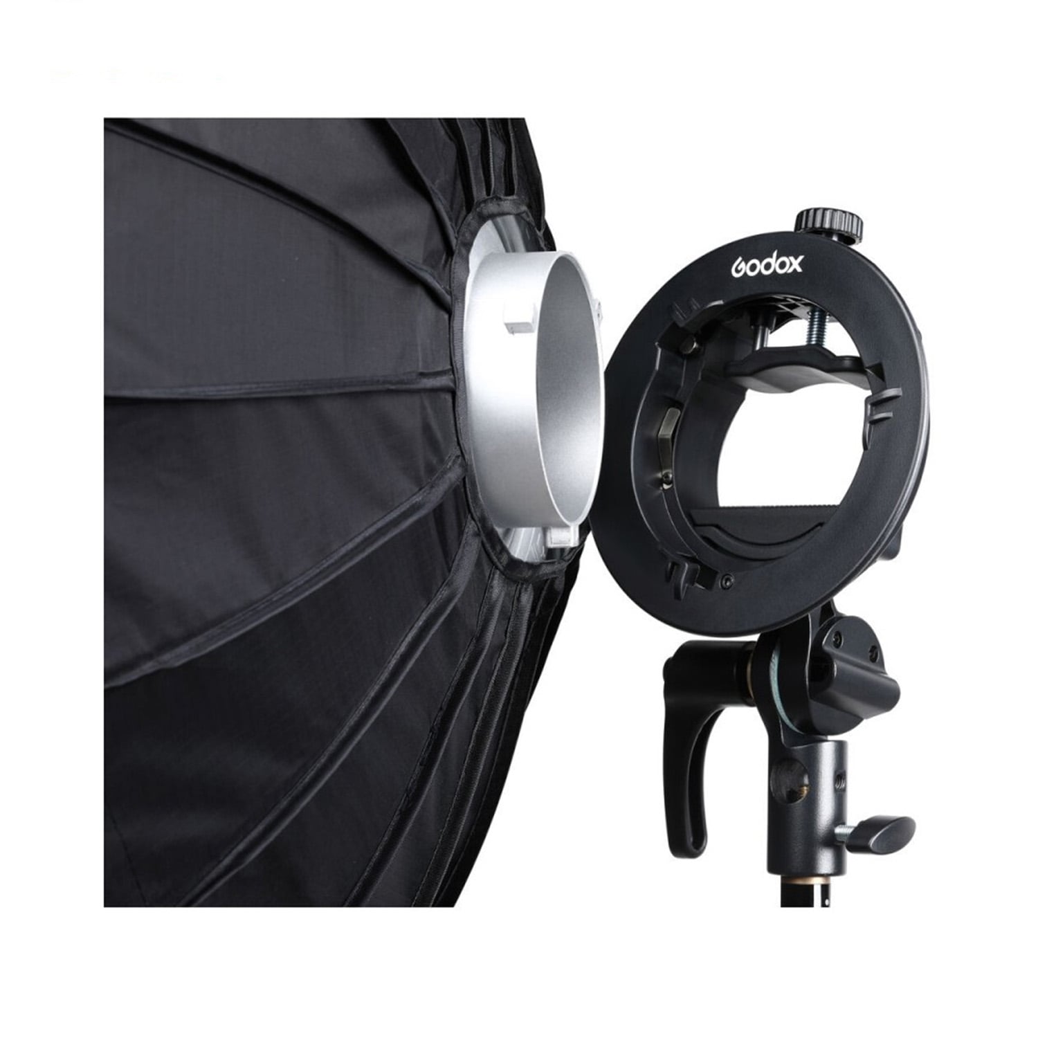 SOFTBOX GODOX 80X80 CM CON ESTUCHE - GRILLA - BRACKET S2 BOWENS - 3