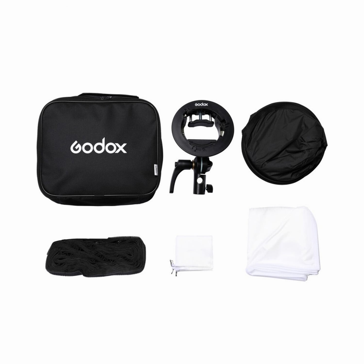 SOFTBOX GODOX 80X80 CM CON ESTUCHE - GRILLA - BRACKET S2 BOWENS - 7