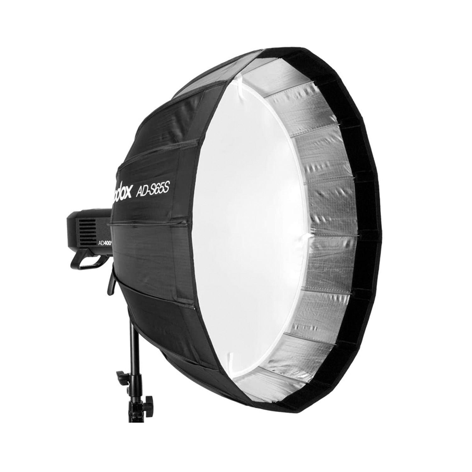 SOFTBOX PARABÓLICO GODOX AD-S65S MONTURA GODOX ARMADO RAPIDO - 2