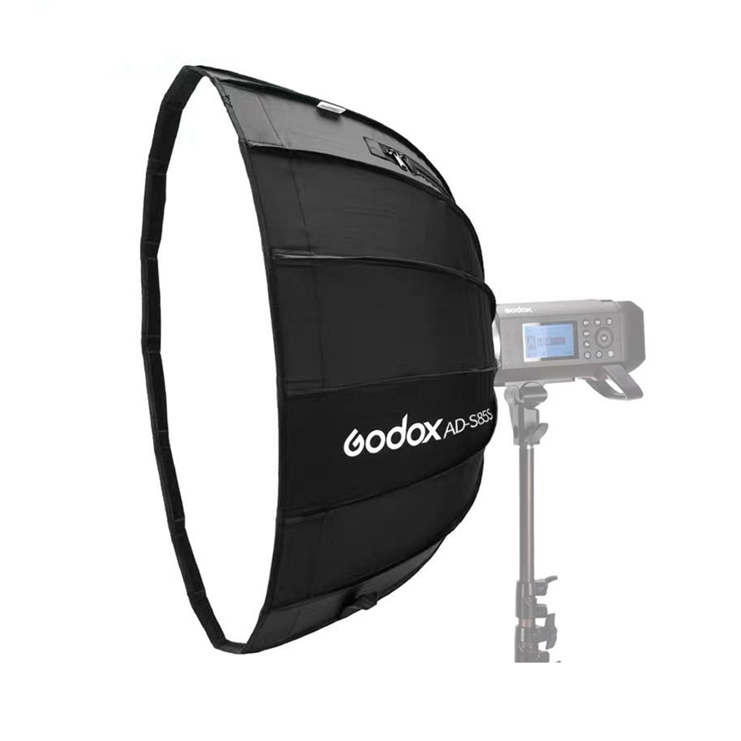 SOFTBOX PARABÓLICO GODOX AD-S85S  MONTURA GODOX  ARMADO RAPIDO - 1