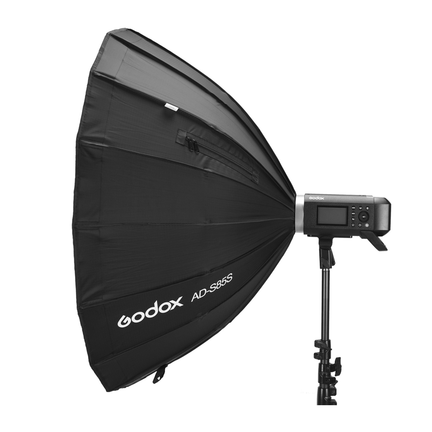 SOFTBOX PARABÓLICO GODOX AD-S85S  MONTURA GODOX  ARMADO RAPIDO - 2