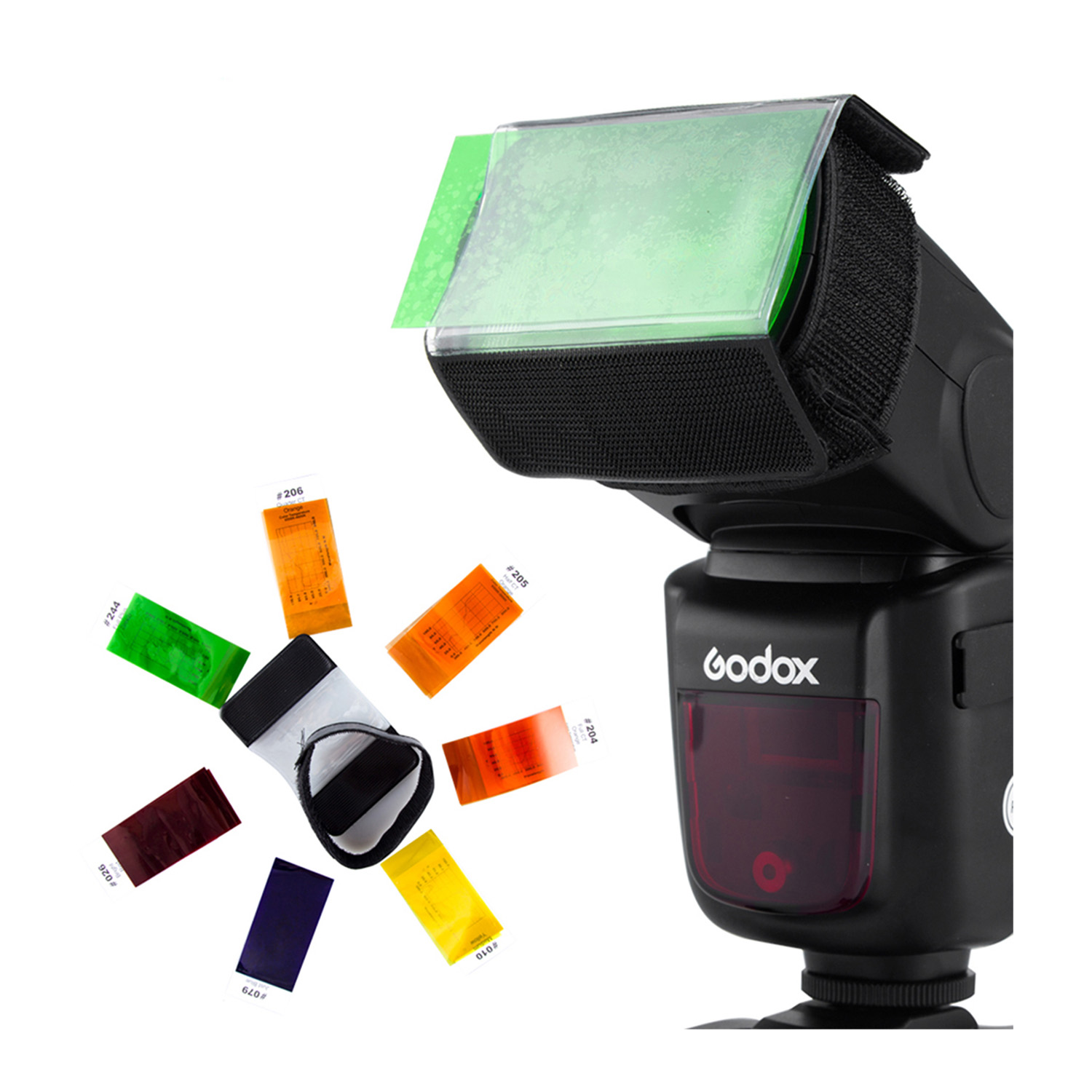FILTROS DE COLORES GODOX CF-07 PARA SPEEDLITE - 1