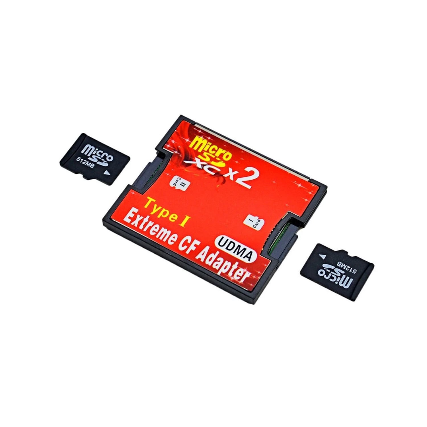 ADAPTADOR DE MEMORIAS MICRO SD A CF COMPACT FLASH - 4
