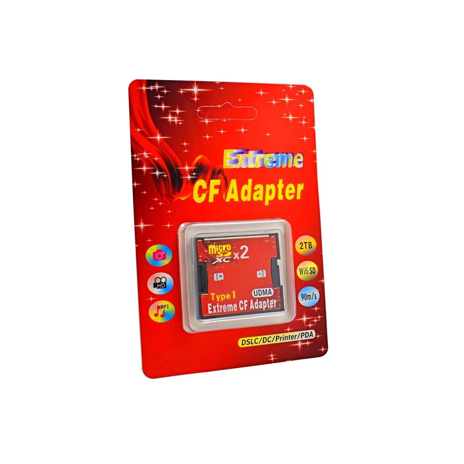 ADAPTADOR DE MEMORIAS MICRO SD A CF COMPACT FLASH - 5