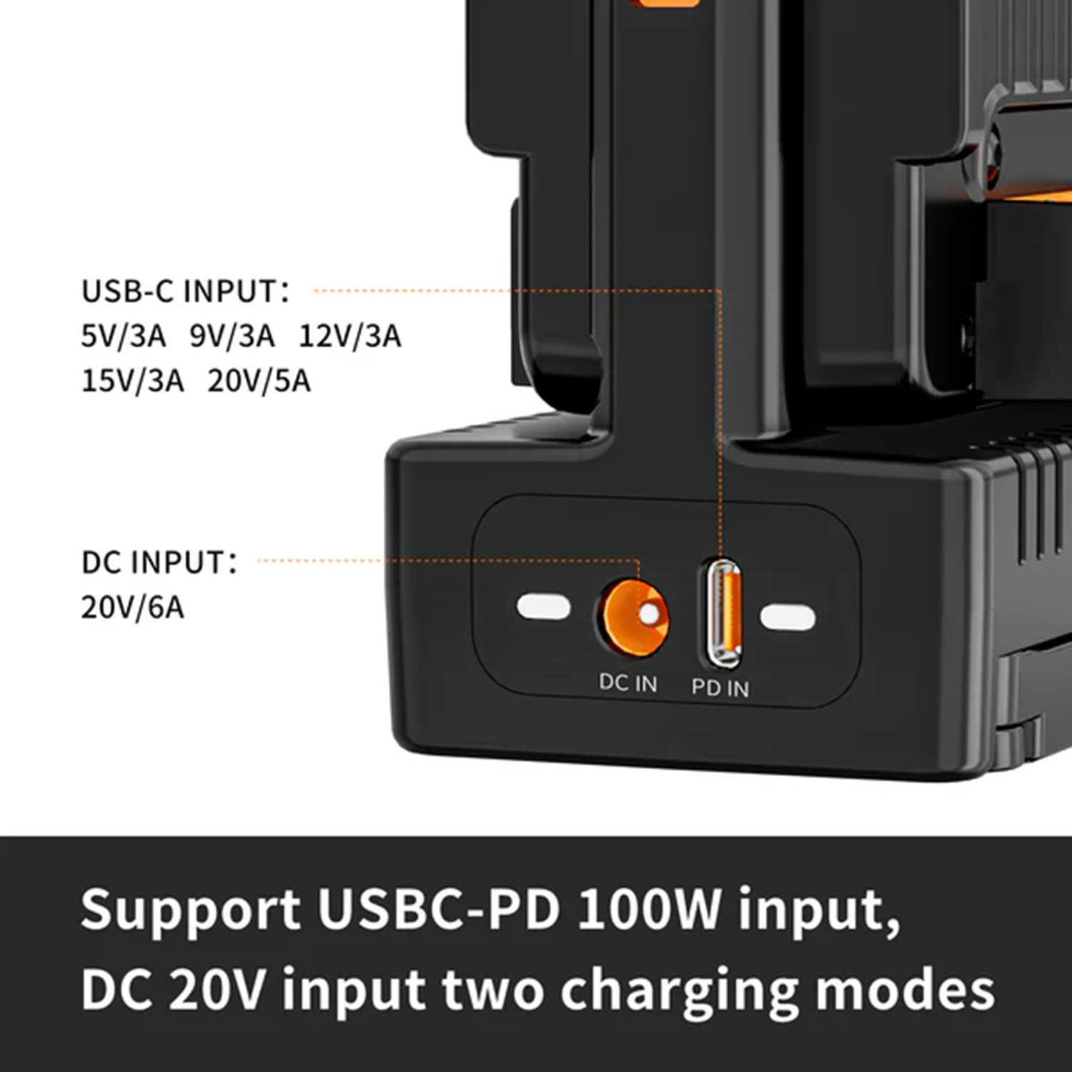 CARGADOR DUAL PARA BATERÍAS V-MOUNT ZGCINE VM-C2 - 6