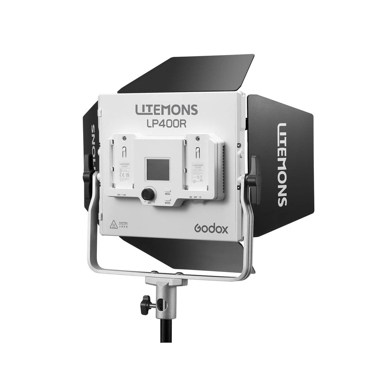KIT DE 2 LUCES LED RGB LITEMONS GODOX LP400R + PARANTES + MALETIN - 3