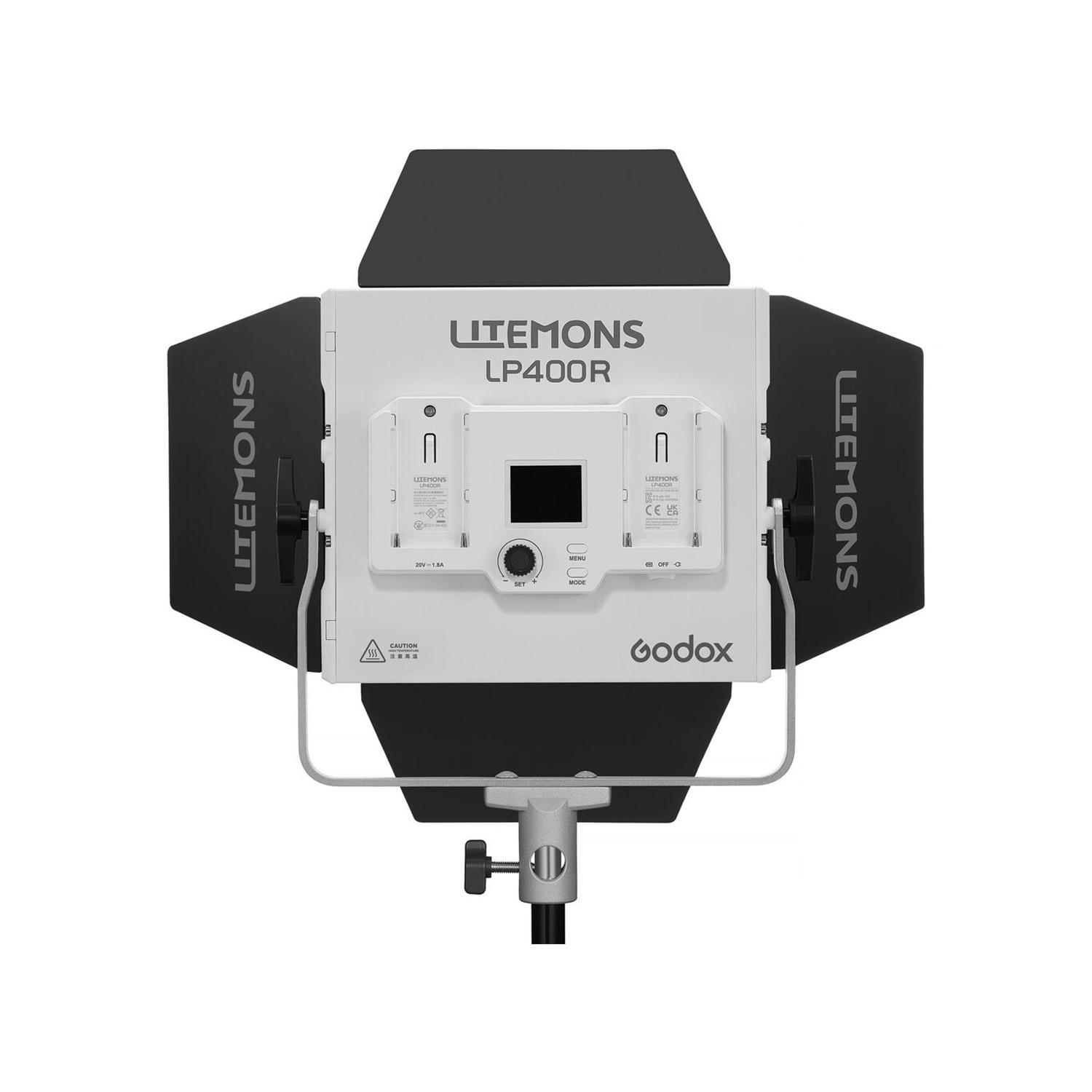 KIT DE 2 LUCES LED RGB LITEMONS GODOX LP400R + PARANTES + MALETIN - 4
