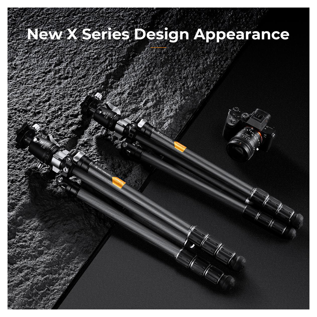 TRÍPODE KYF CONCEPT X-SERIES X284C4+BH-36 DE FIBRA DE CARBONO - 5