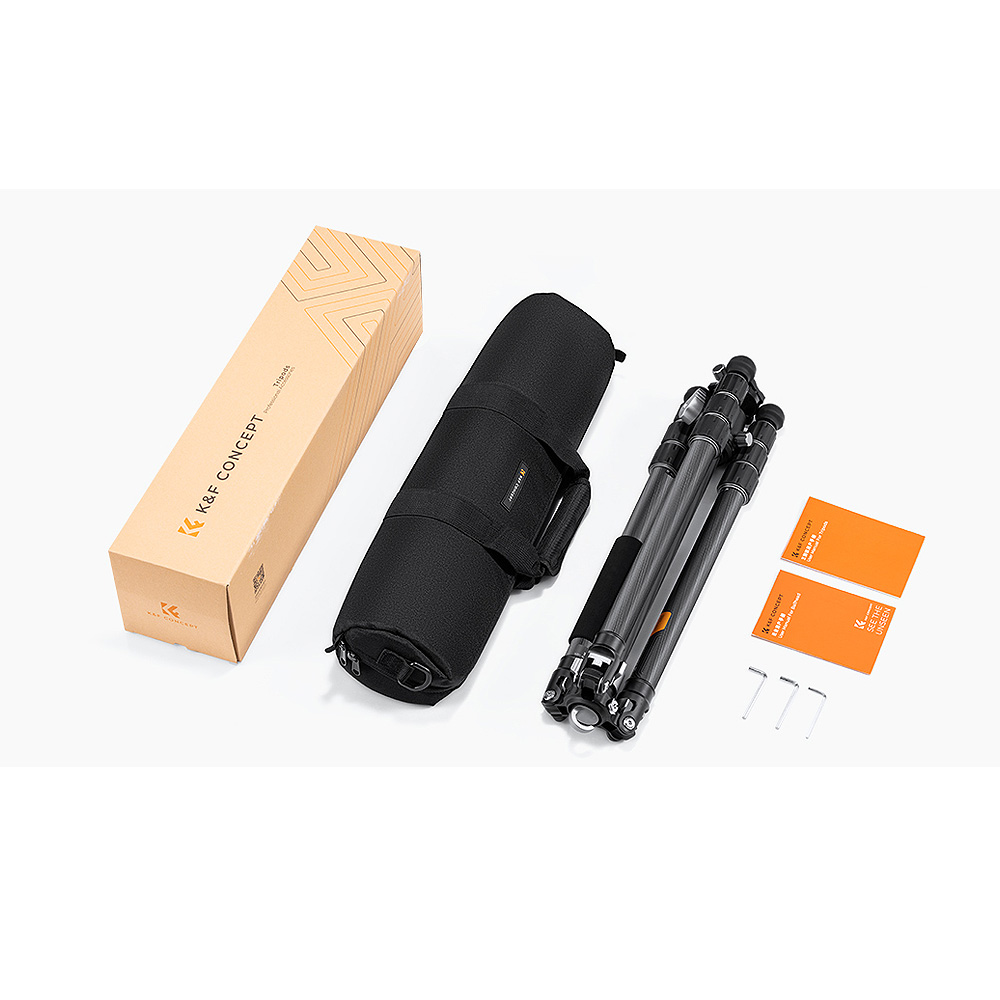 TRÍPODE KYF CONCEPT X-SERIES X284C4+BH-36 DE FIBRA DE CARBONO - 6