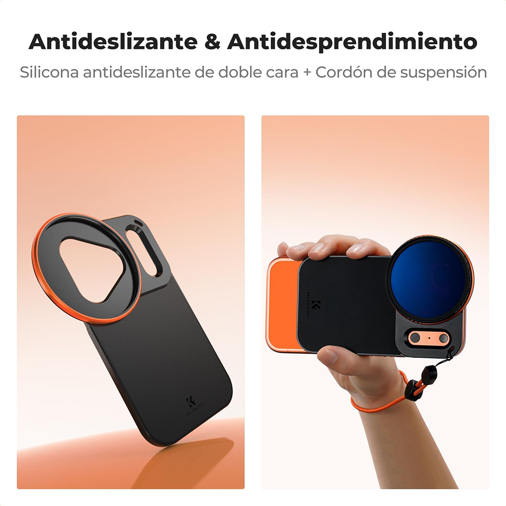 KIT ADAPTADOR MAGNÉTICO KYF CONCEPT CON FILTRO ND2-32 PARA IPHONE 17 PRO - 2
