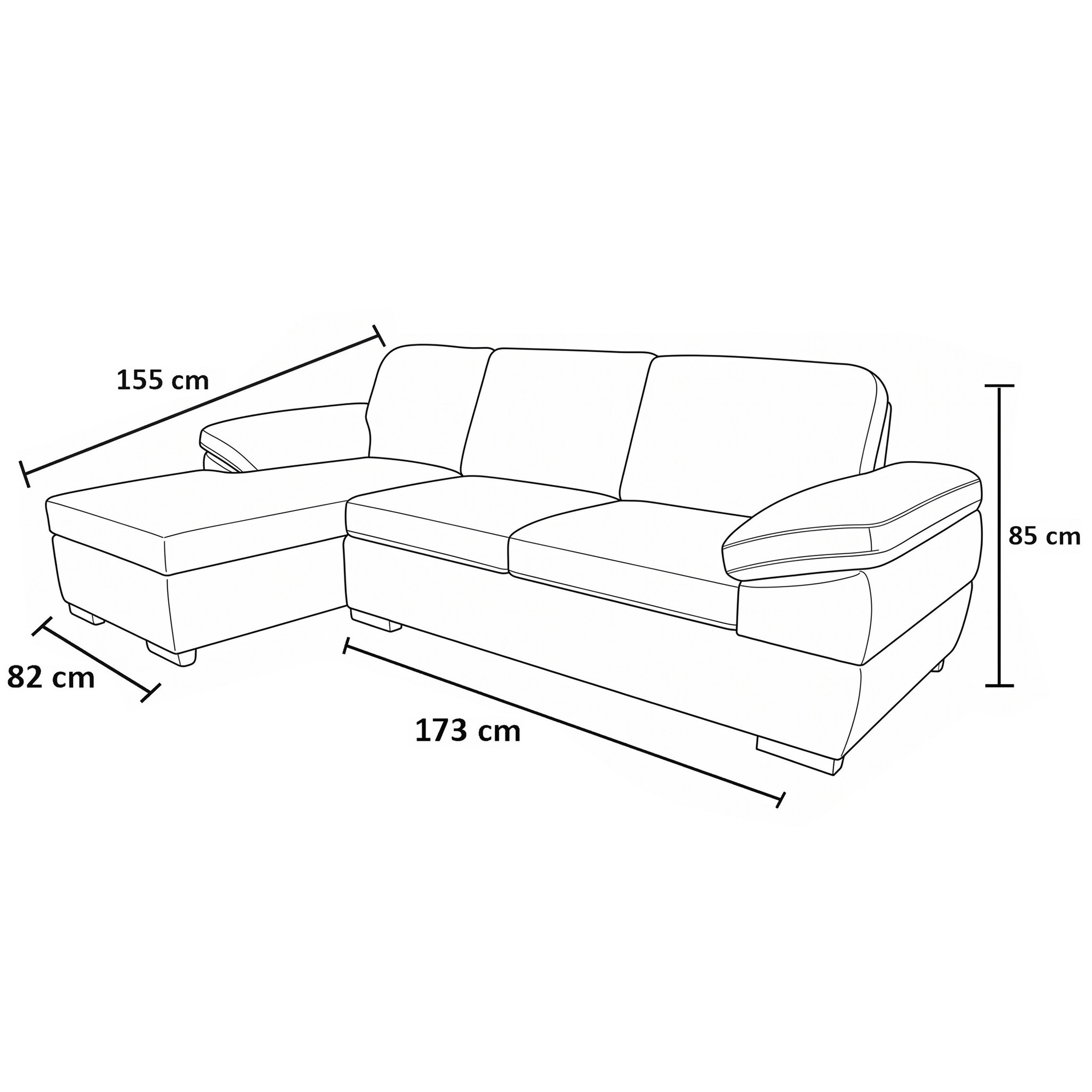 SECCIONAL CASABELLA NEPTUNO BEIGE IZQUIERDO - 3