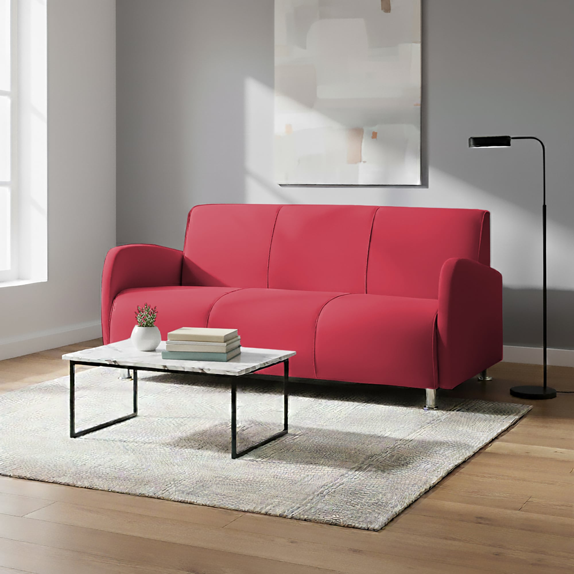 SOFA CASABELLA NAOMI 3 CUERPOS ROJO - 3