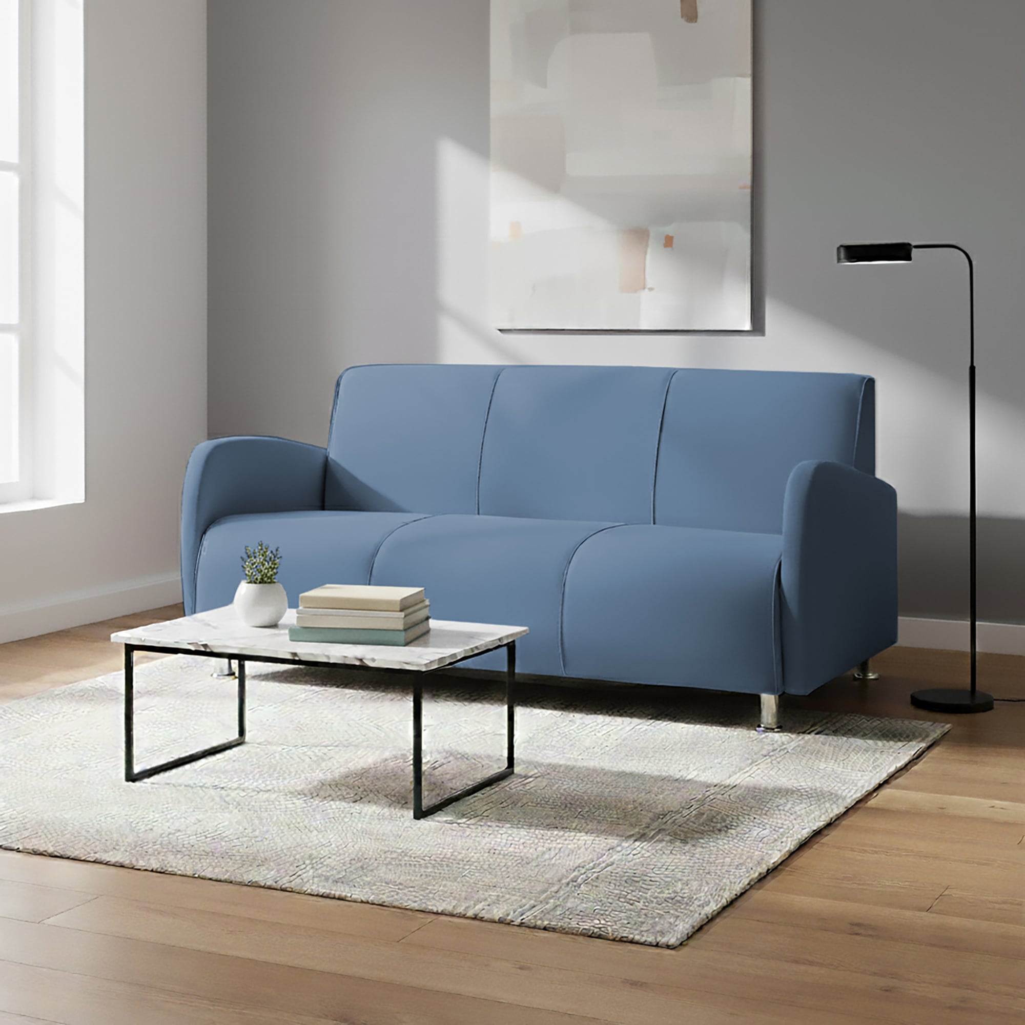 SOFA CASABELLA NAOMI 3 CUERPOS ACERO - 3