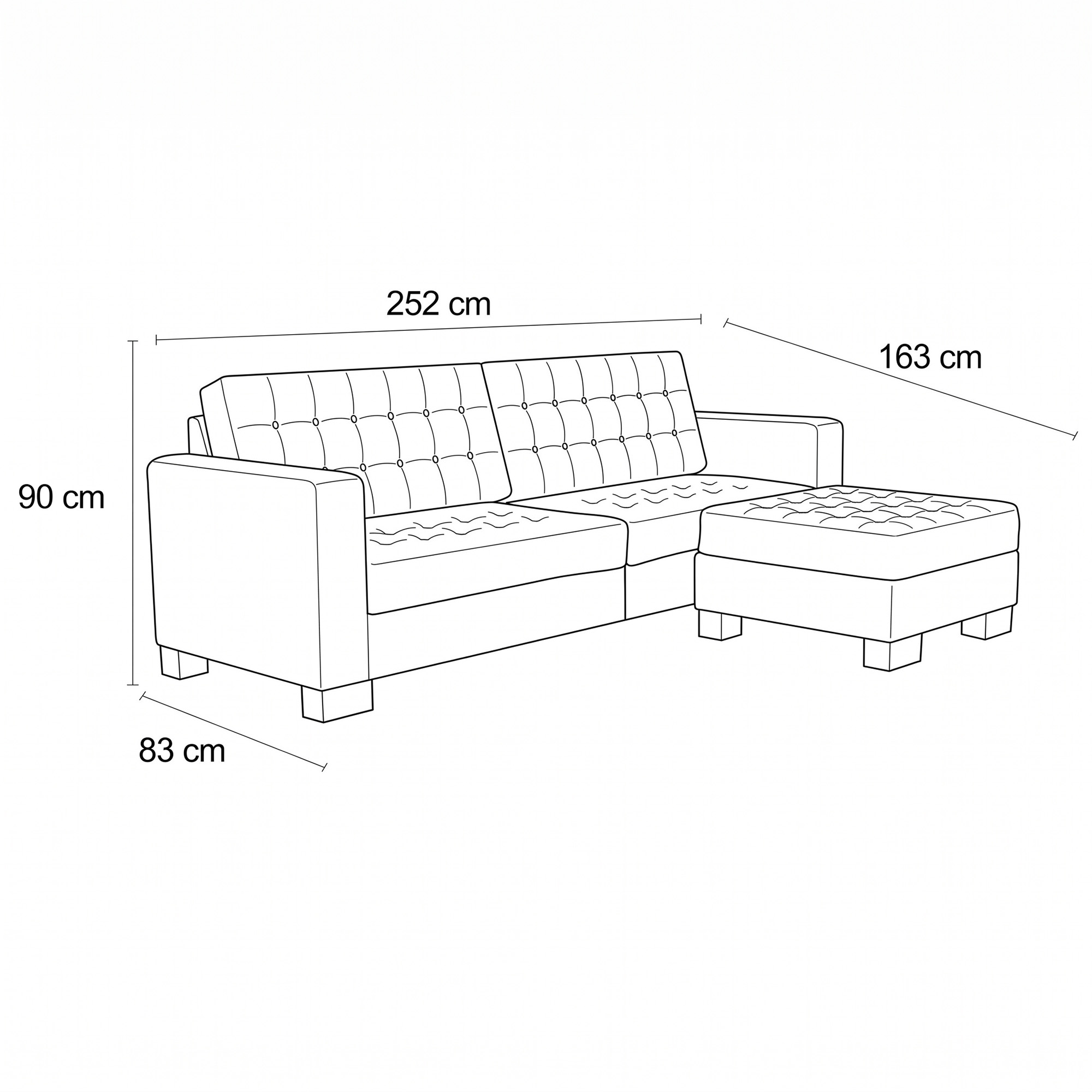 SECCIONAL CASABELLA ATLANTIS - 5
