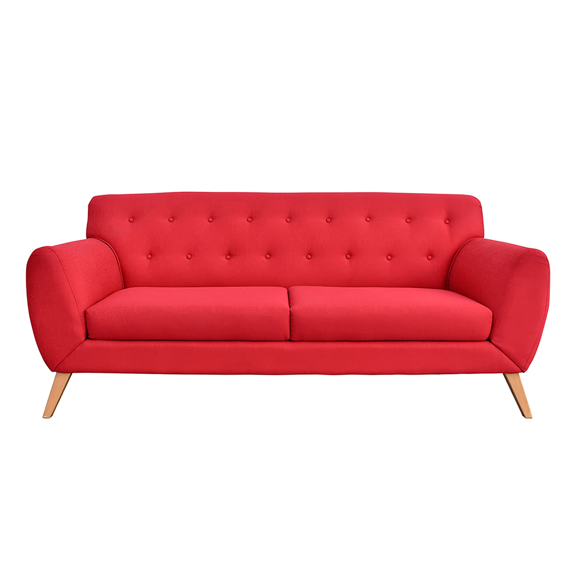 SOFA CASABELLA CAMILA 3 CUERPOS ROJO - 1