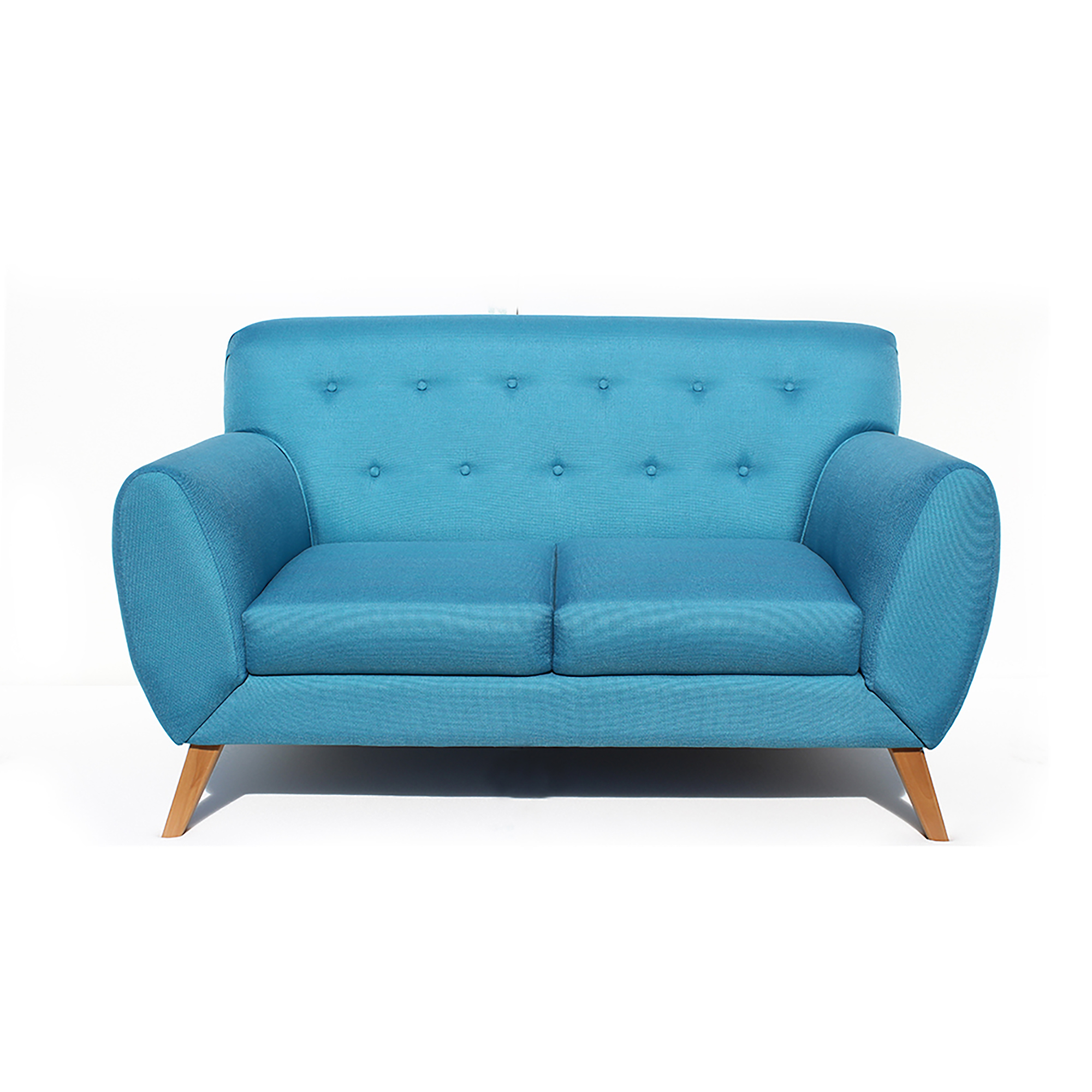 SOFA CASABELLA CAMILA 2 CUERPOS TURQUESA - 1