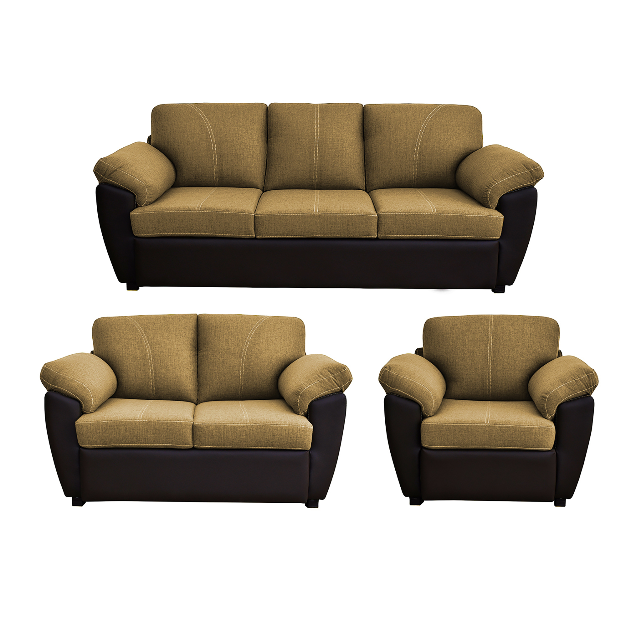JUEGO DE SALA CASABELLA SAN MARINO 321 BEIGE - 1