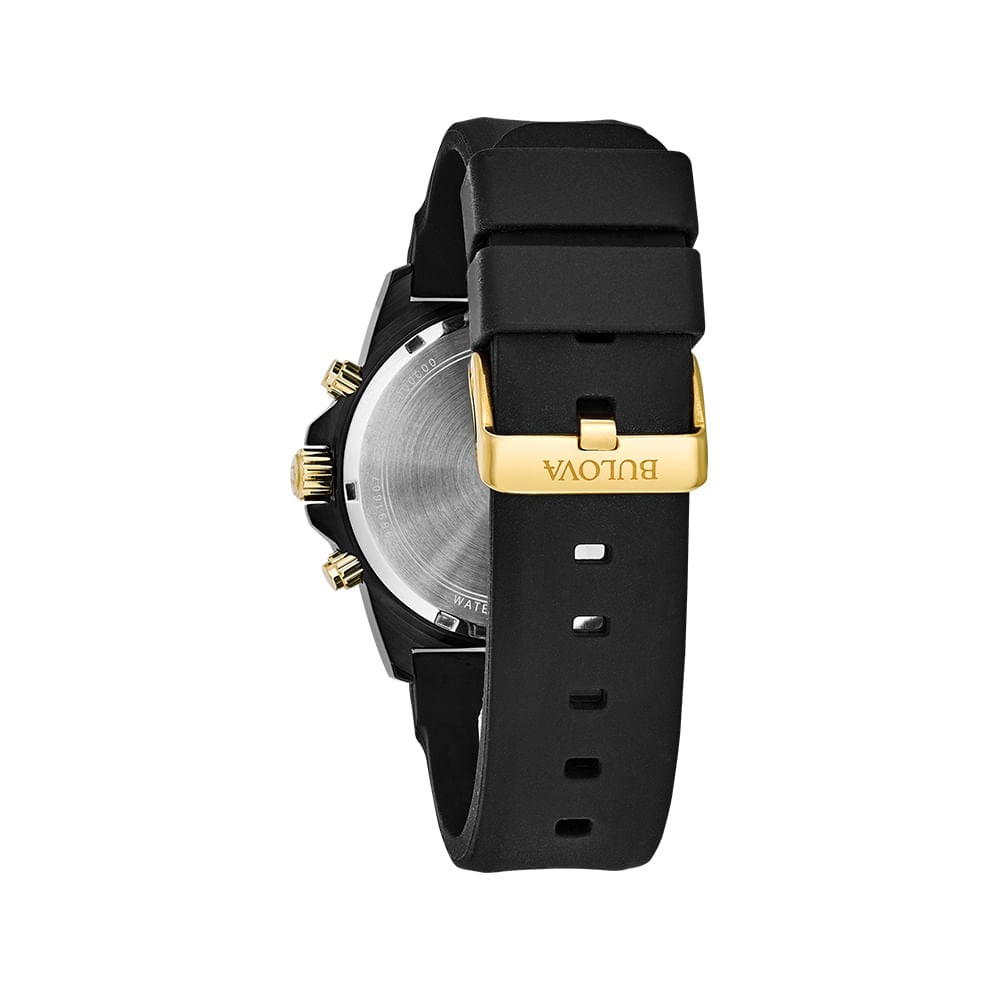 RELOJ BULOVA HOMBRE ANÁLOGO 98B278 NEGRO - 4