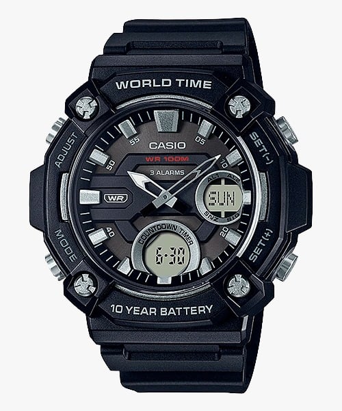 RELOJ CASIO HOMBRE DIGITAL AEQ-120W-1AV - 1