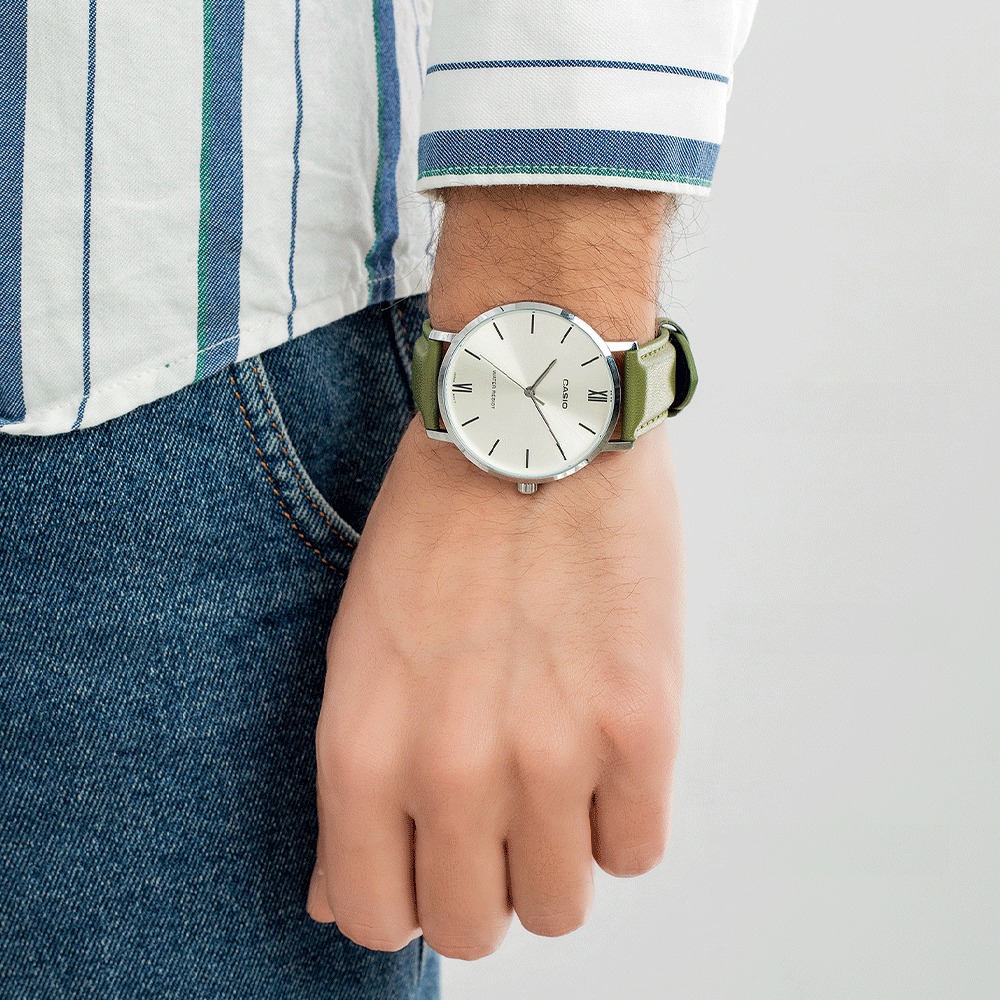 RELOJ CASIO HOMBRE ANÁLOGO MTP-VT01L-3B - 2