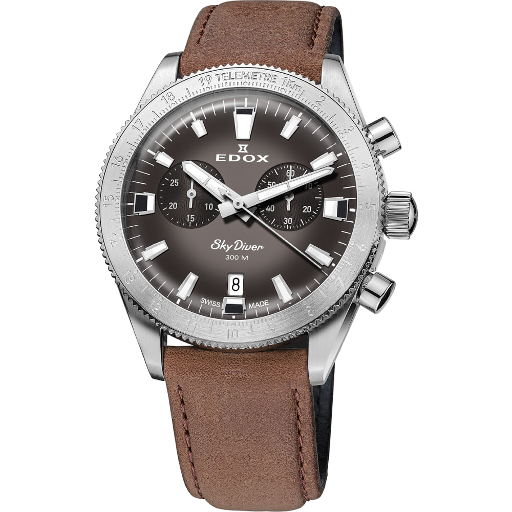 RELOJ EDOX HOMBRE ANÁLOGO 10116 3 GRIDN - 2