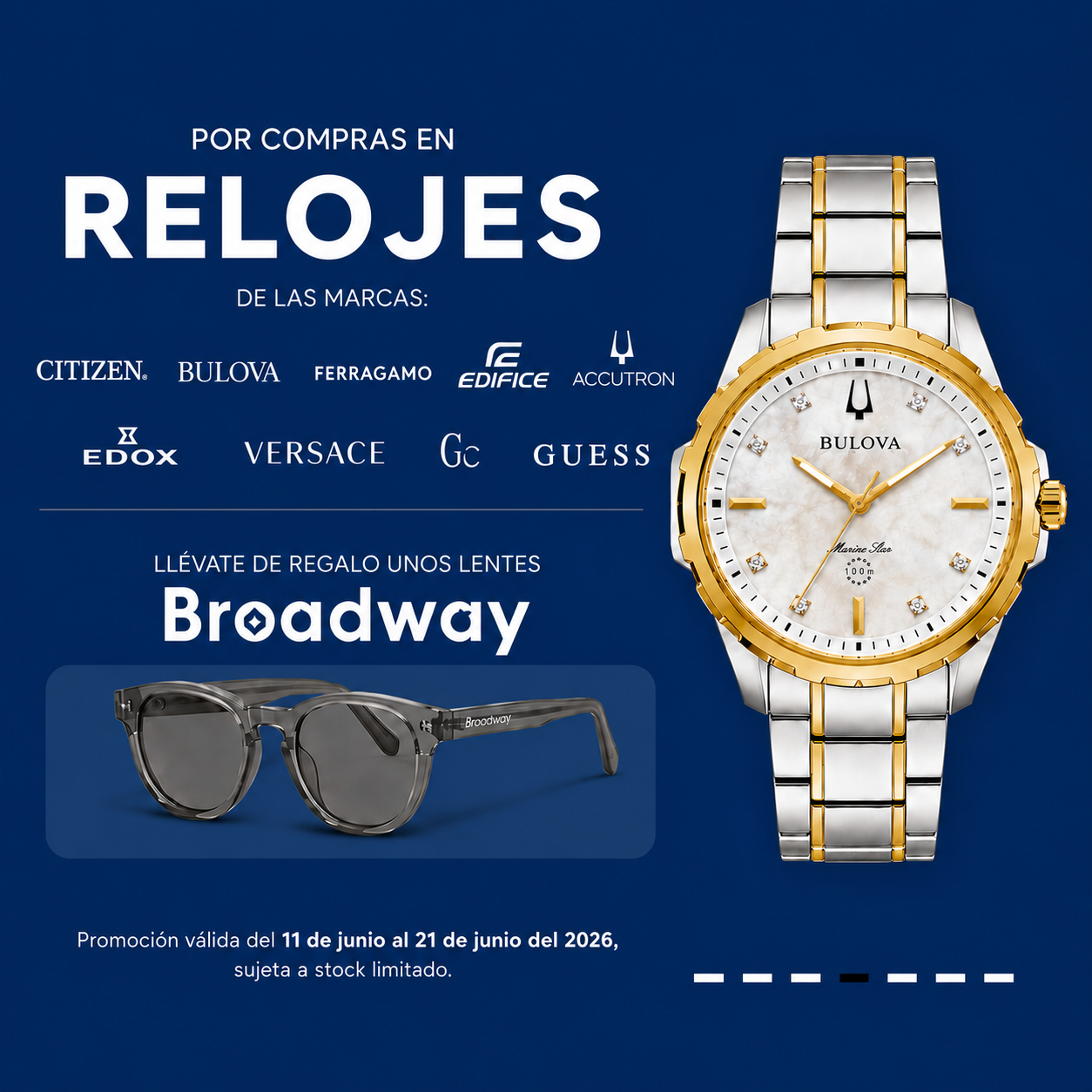 RELOJ PARA MUJER BULOVA 96L331 - 2